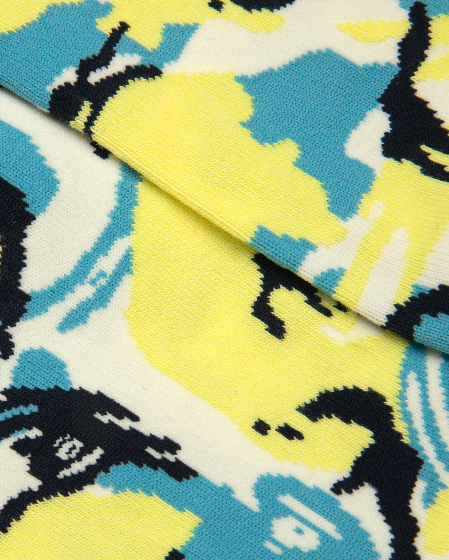 Moonface camo ankle socks - Image 10