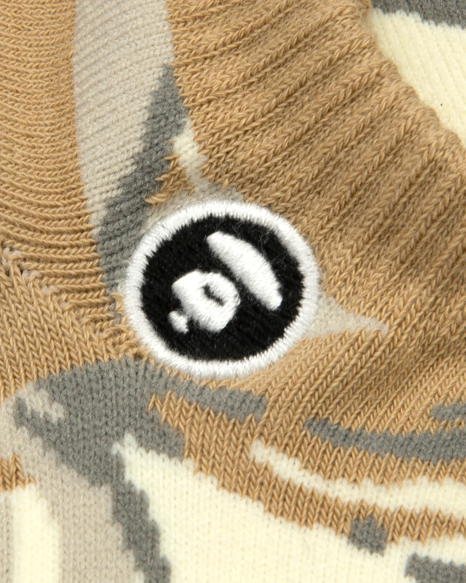 Moonface camo ankle socks - Image 4