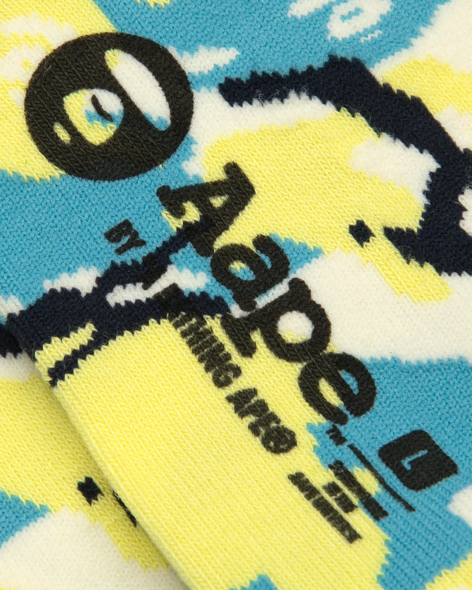 Moonface camo ankle socks - Image 8