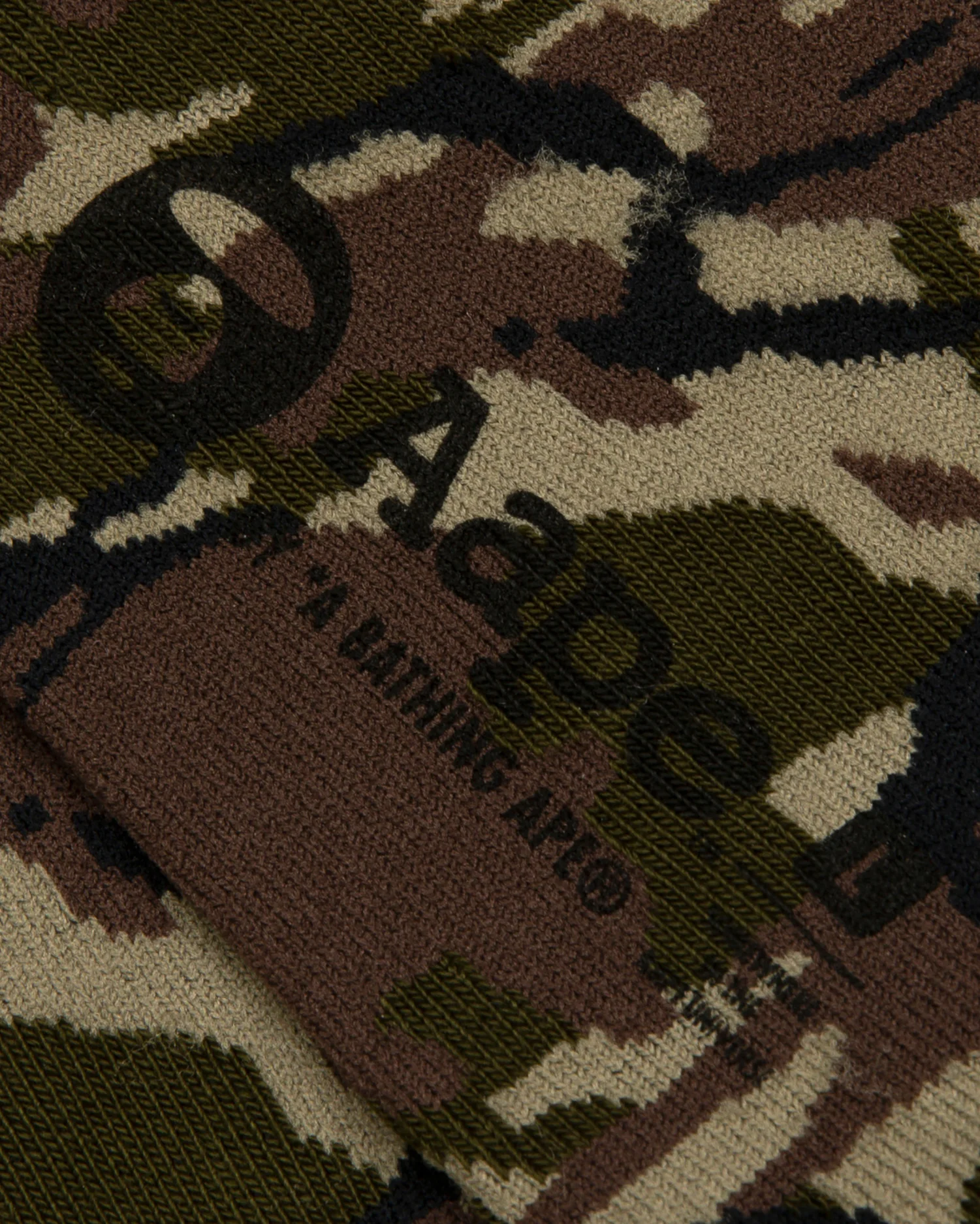 Moonface logo camo socks - Image 3