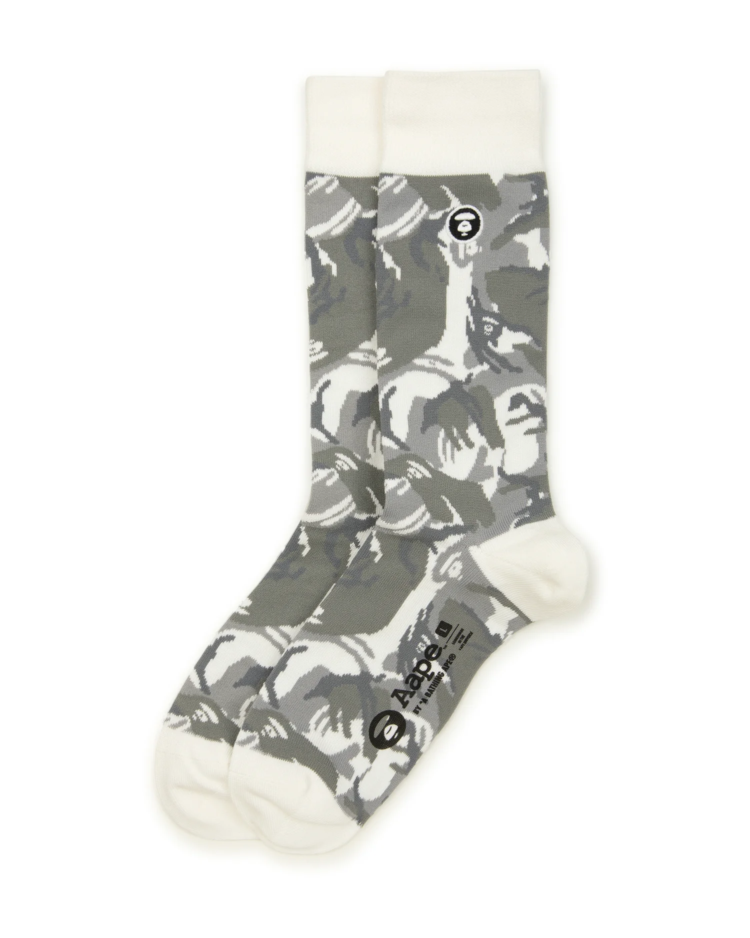 Moonface logo camo crew socks - Image 11
