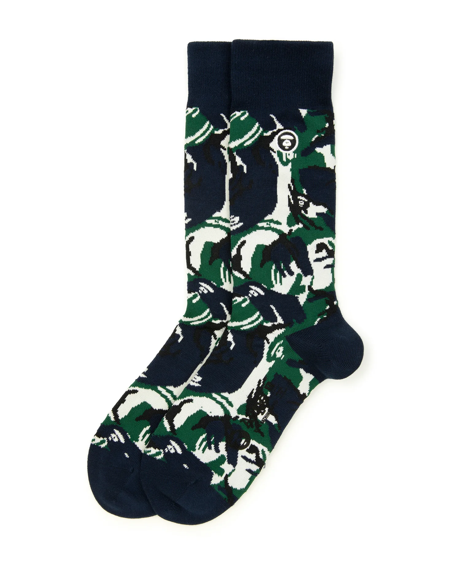 Moonface logo camo crew socks - Image 6