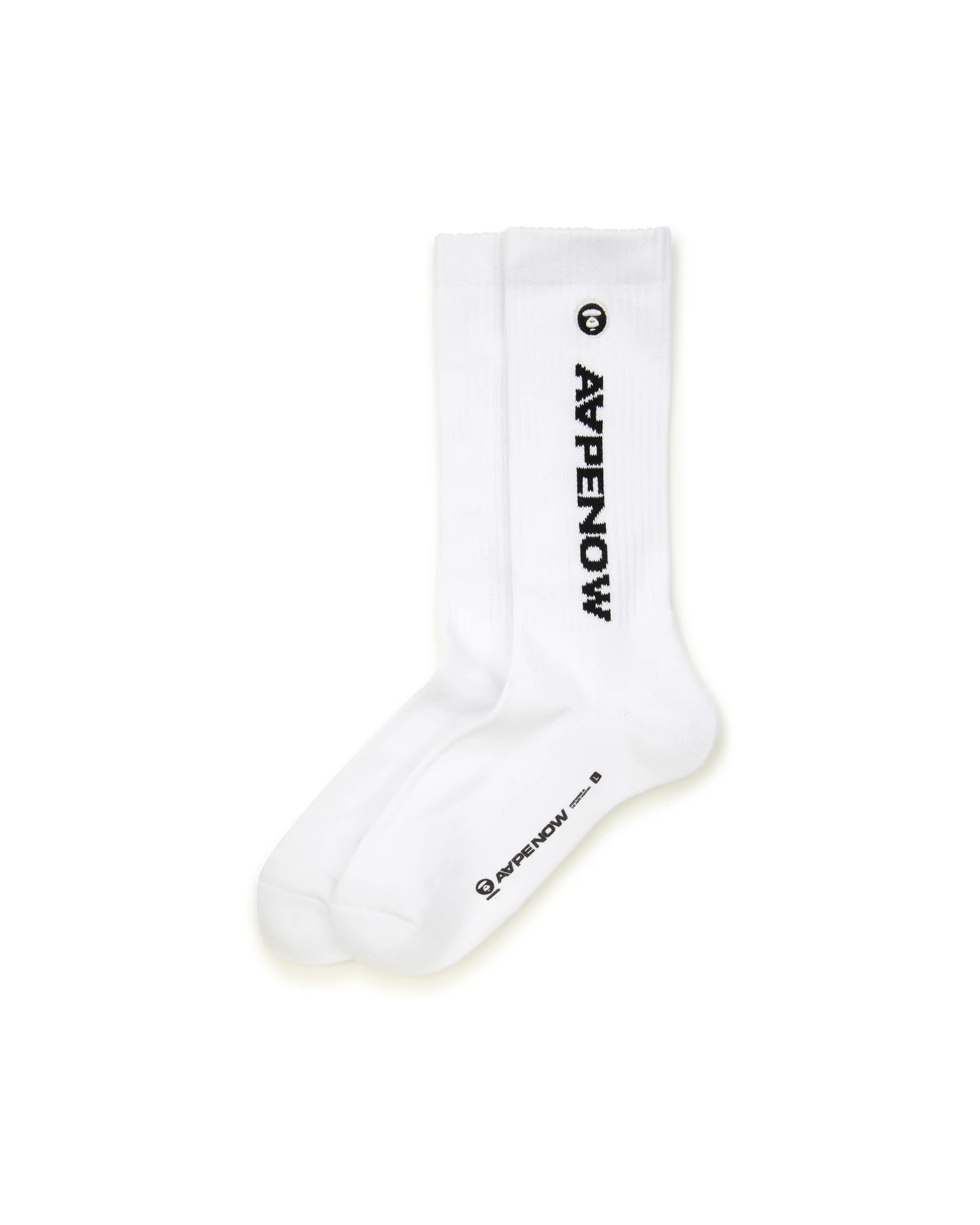 AAPENOW moonface logo crew socks - Image 11