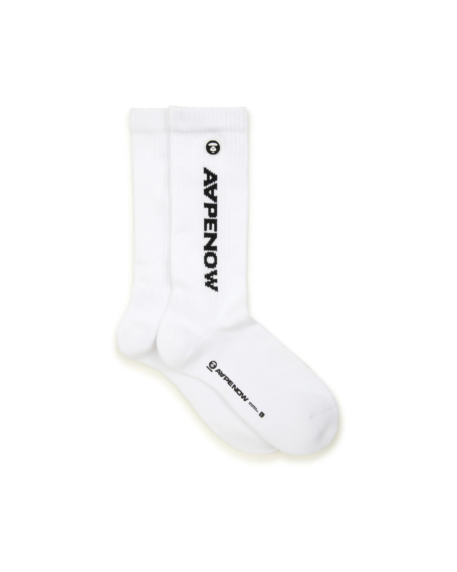 AAPENOW moonface logo crew socks - Image 12