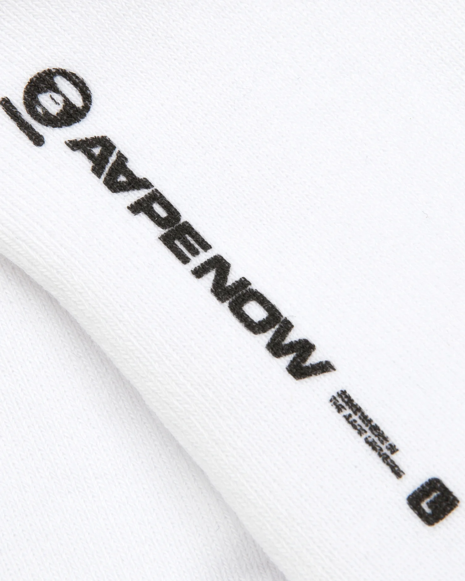 AAPENOW moonface logo crew socks - Image 13