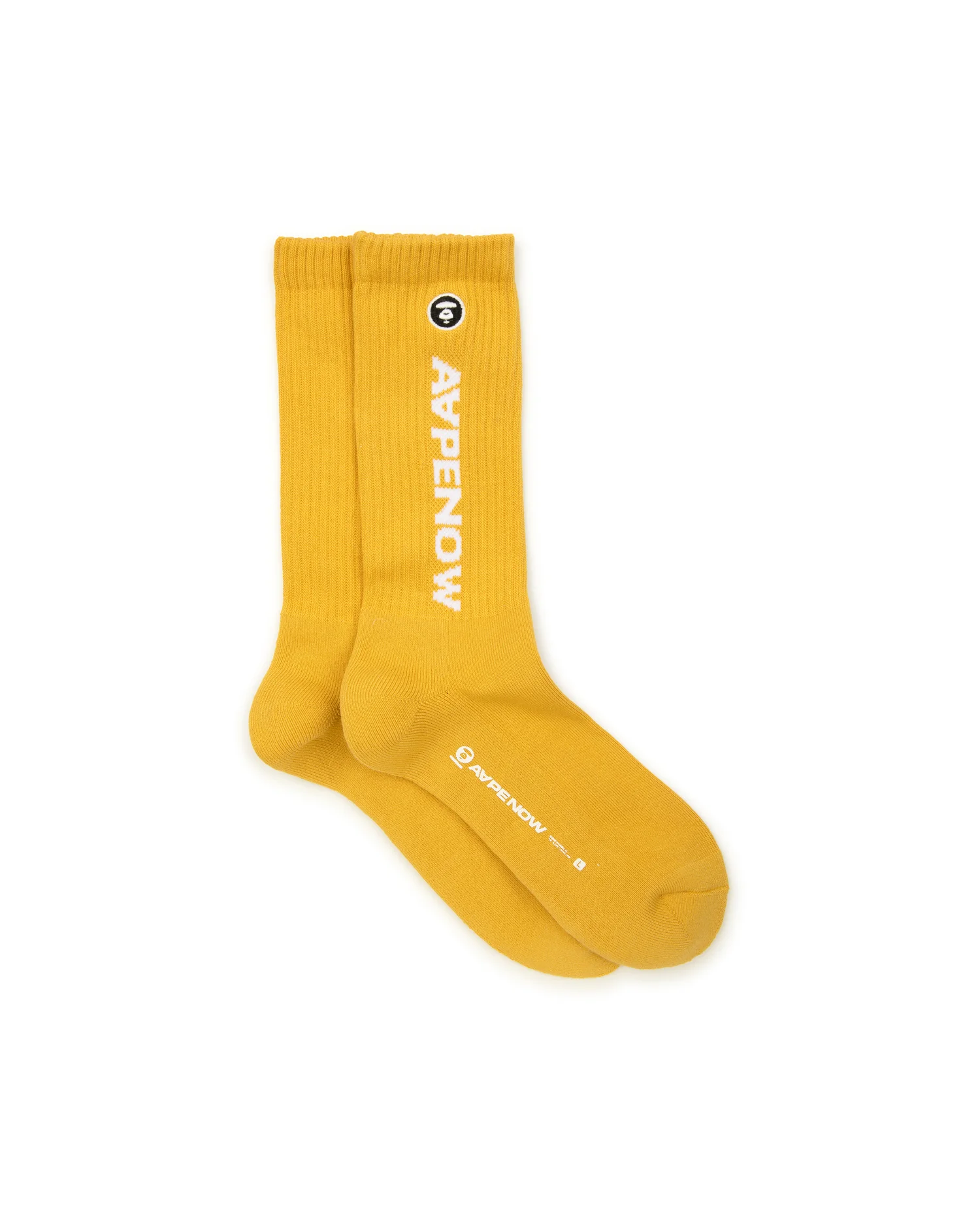 AAPENOW moonface logo crew socks - Image 17