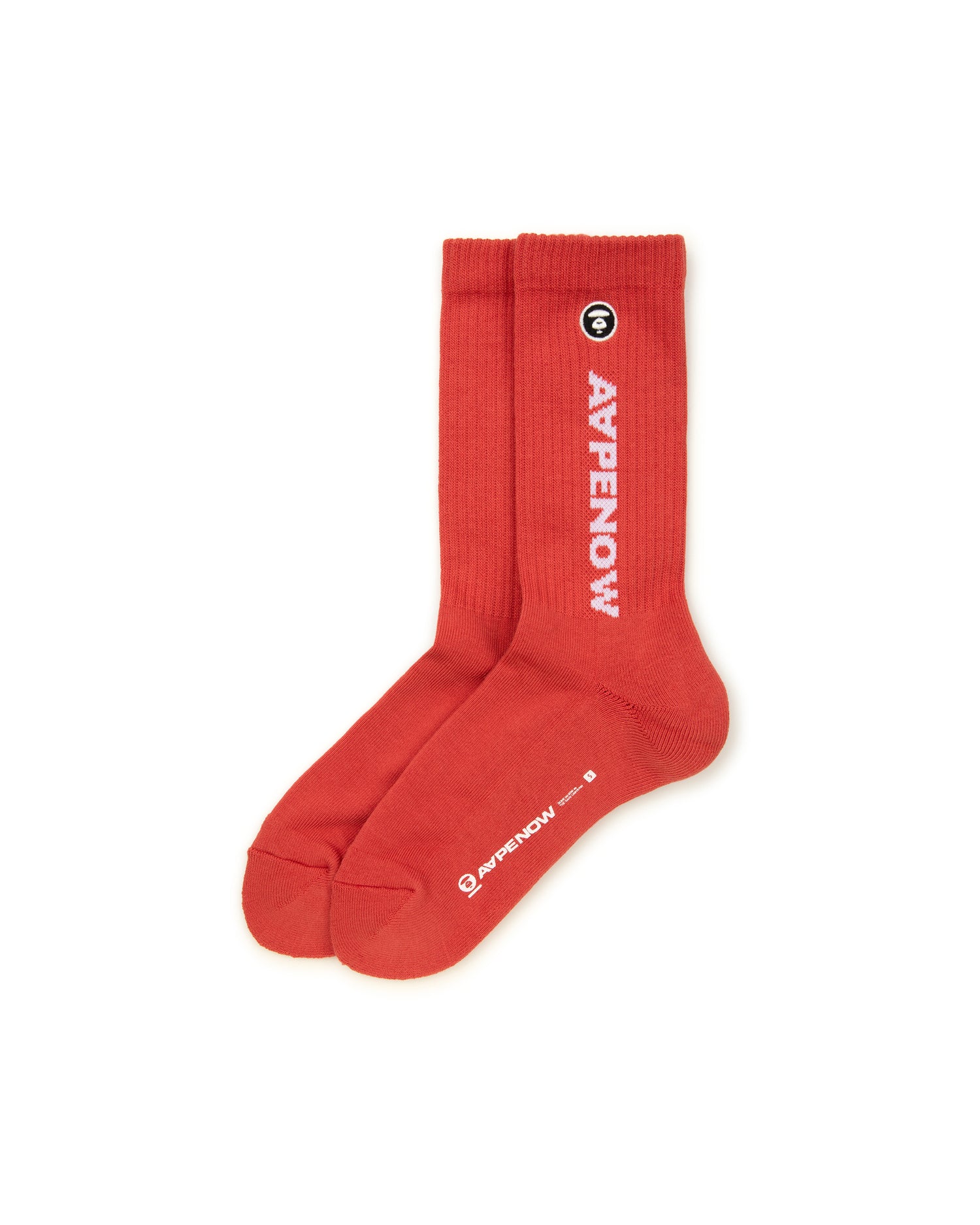AAPENOW moonface logo crew socks - Image 6