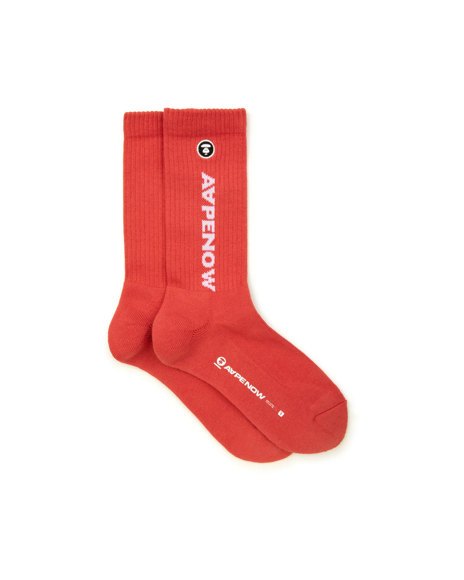 AAPENOW moonface logo crew socks - Image 7
