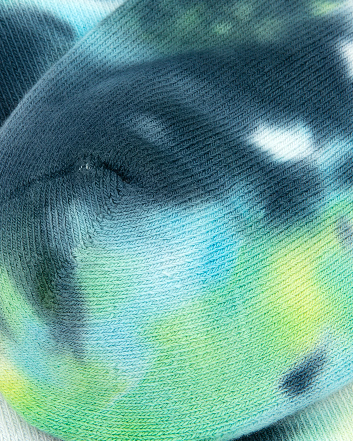 AAPENOW moonface logo tie-dye crew socks - Image 10