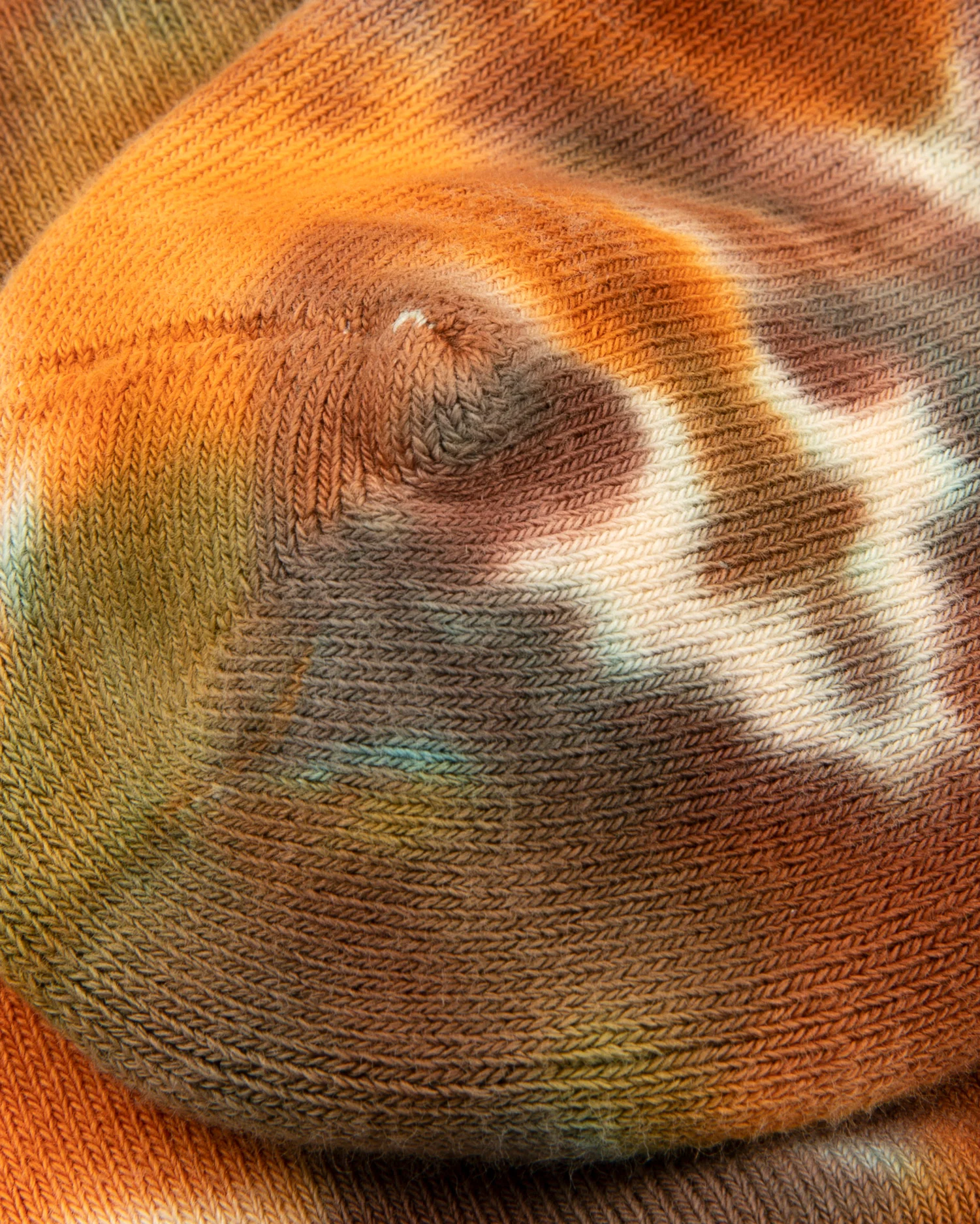 AAPENOW moonface logo tie-dye crew socks - Image 15