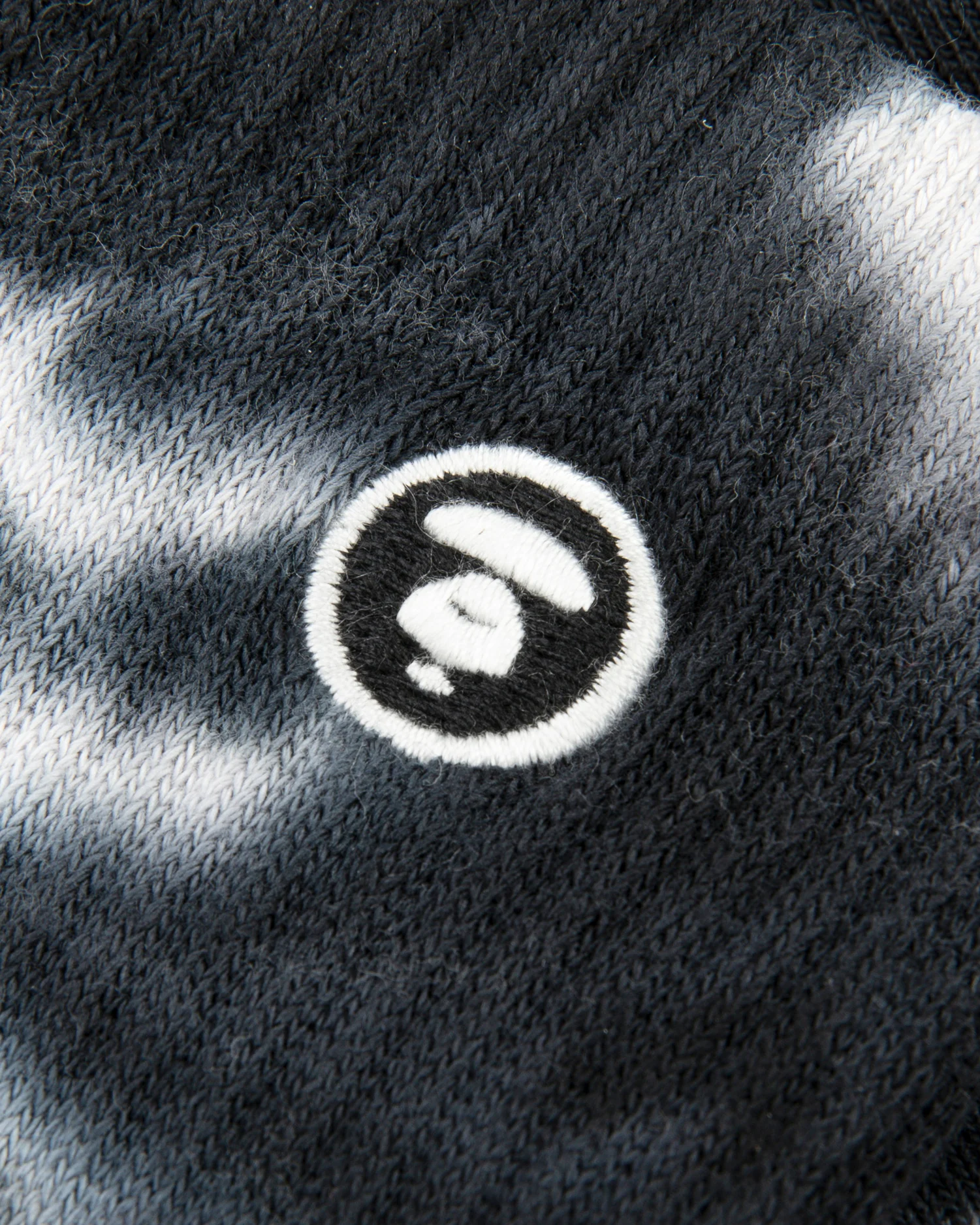 AAPENOW moonface logo tie-dye crew socks - Image 4