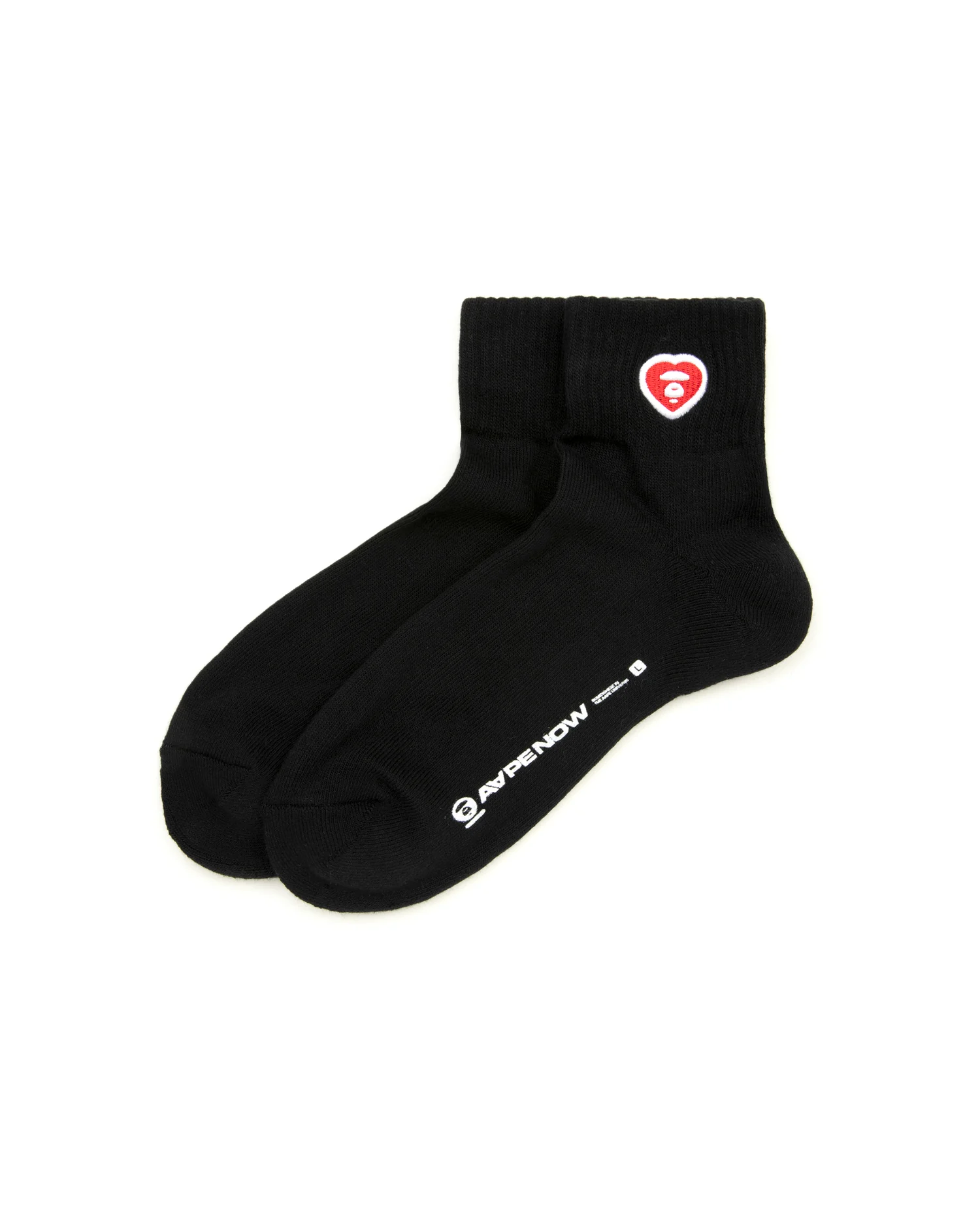 AAPENOW heart moonface socks