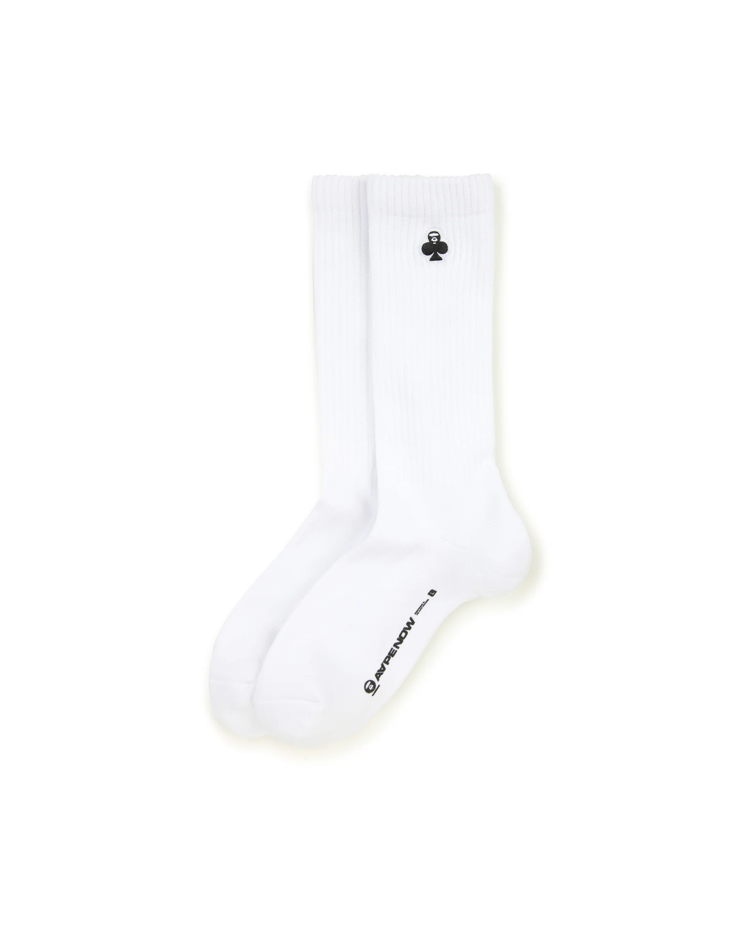 AAPENOW clover moonface logo crew socks - Image 6