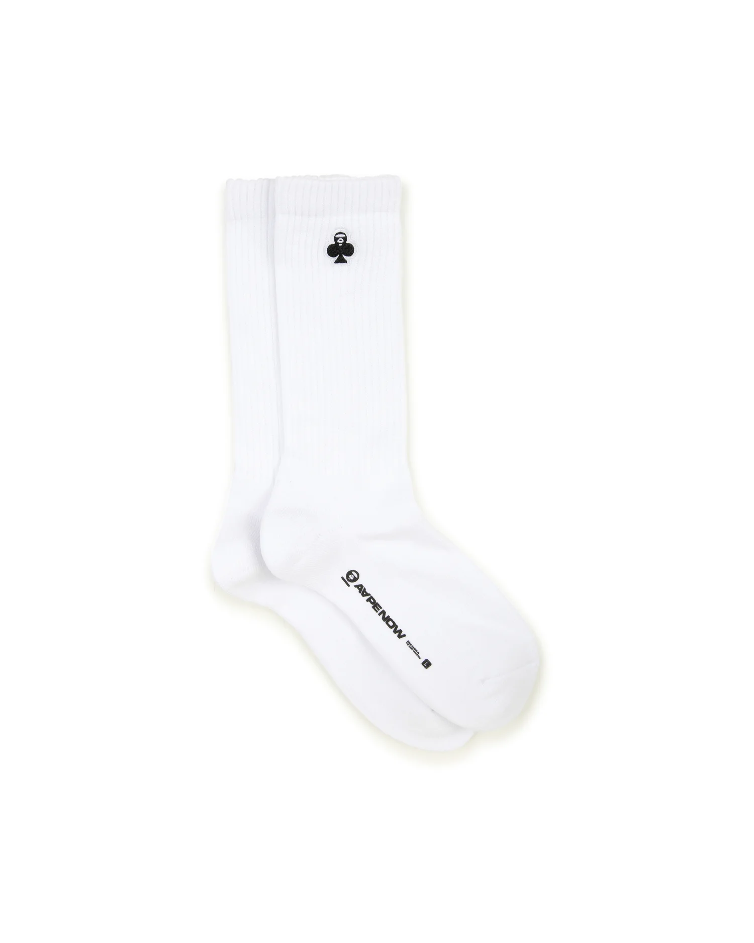 AAPENOW clover moonface logo crew socks - Image 7