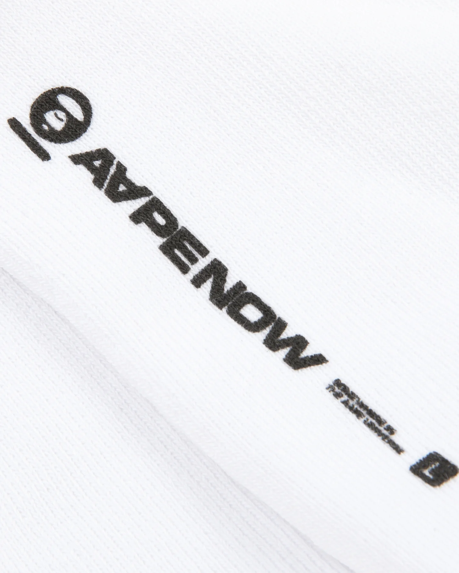 AAPENOW clover moonface logo crew socks - Image 8