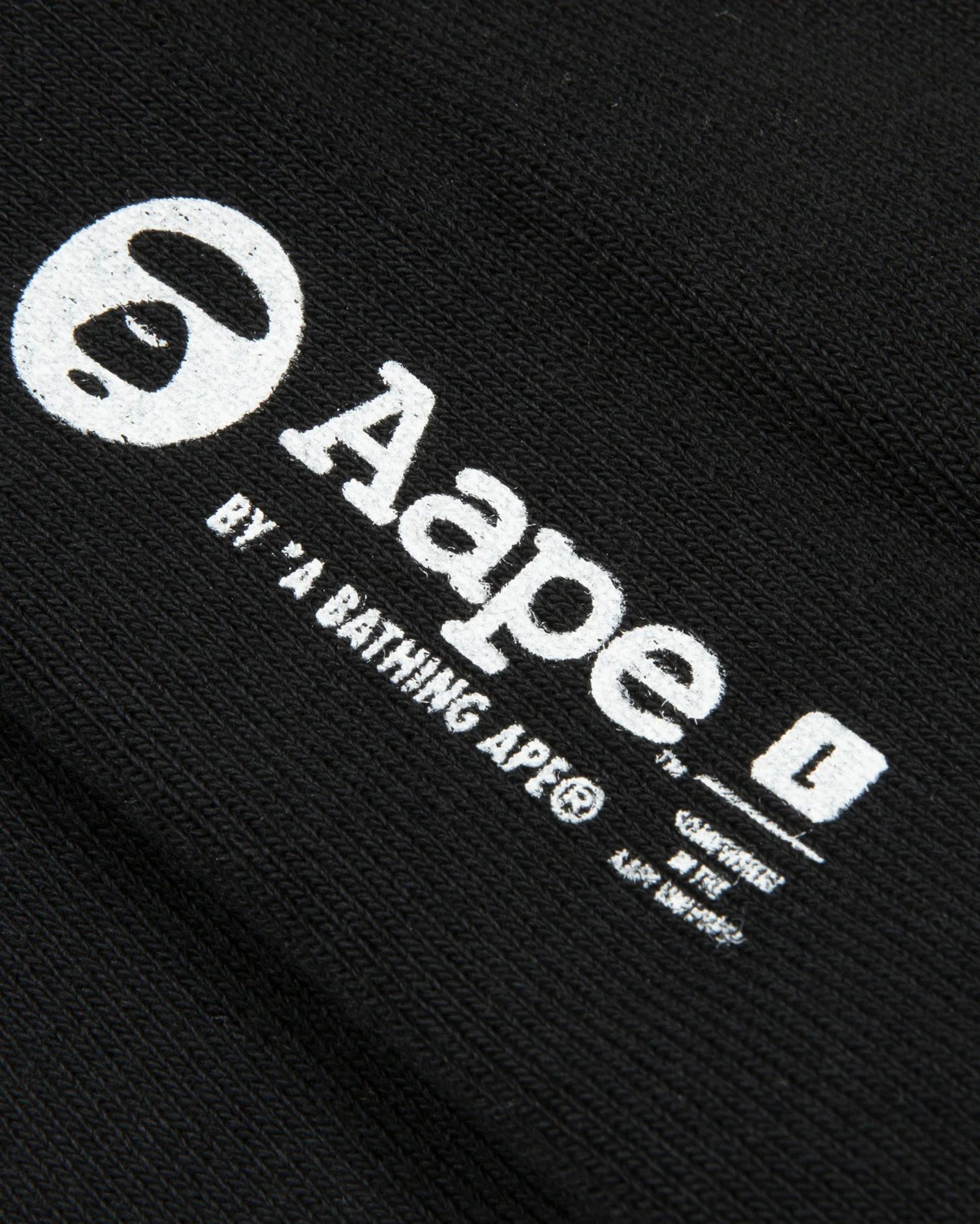 Moonface logo striped crew socks - Image 3