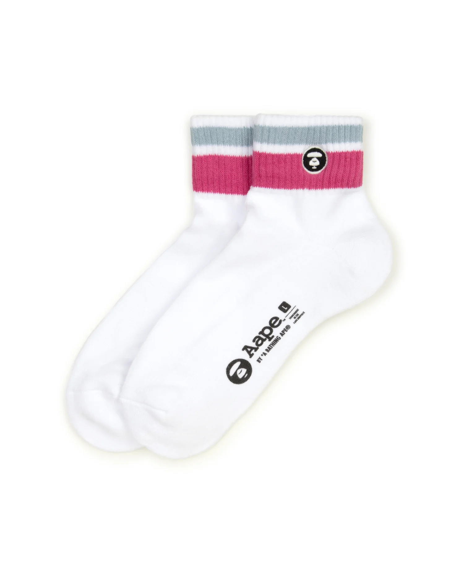 AAPENOW moonface stripe socks
