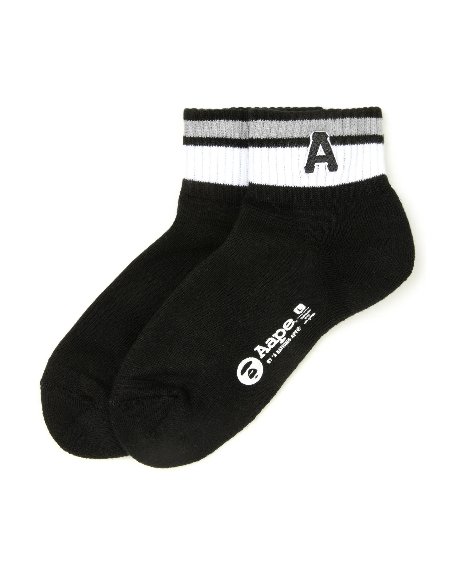 Striped ankle socks