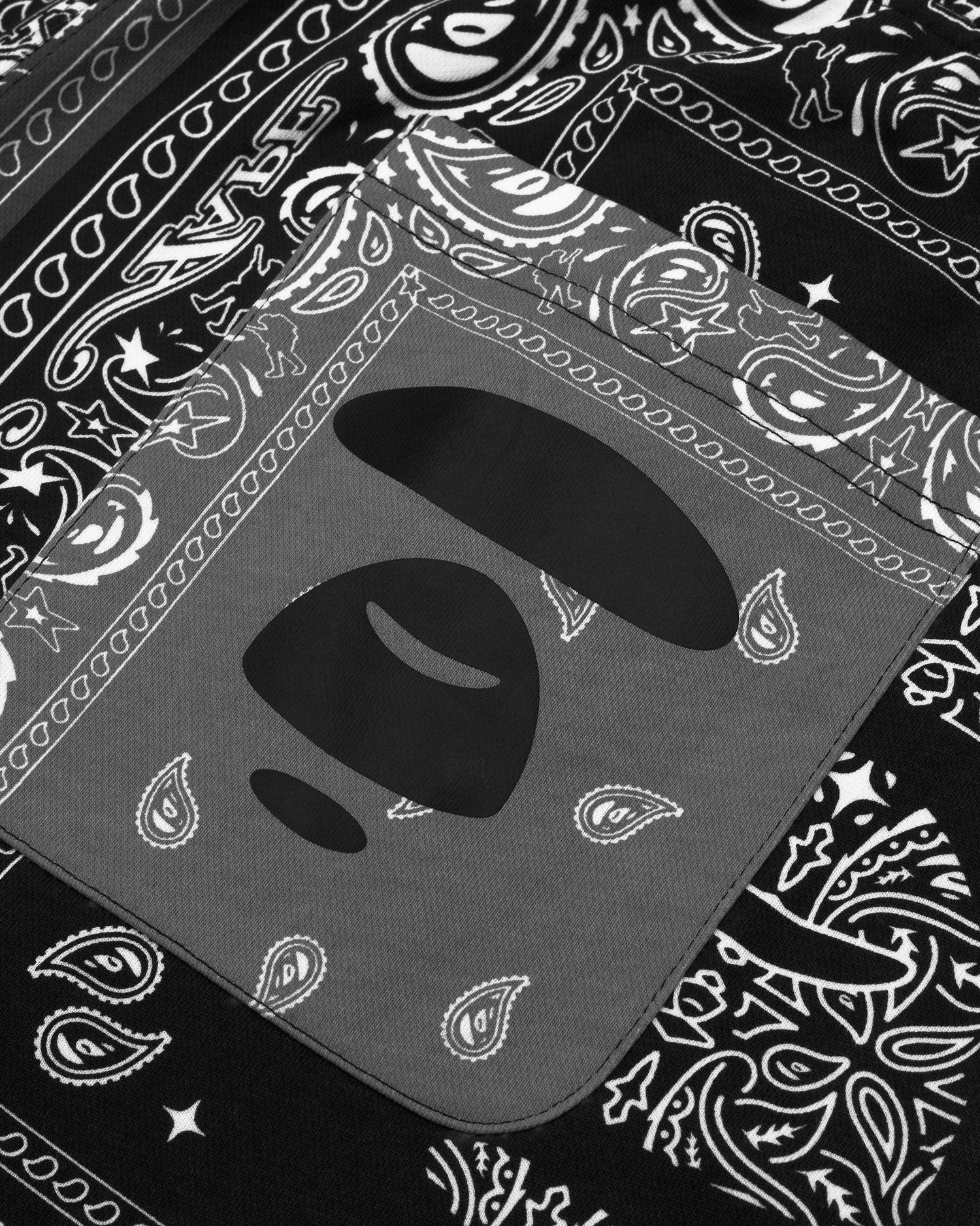 Moonface bandana shorts - Image 4