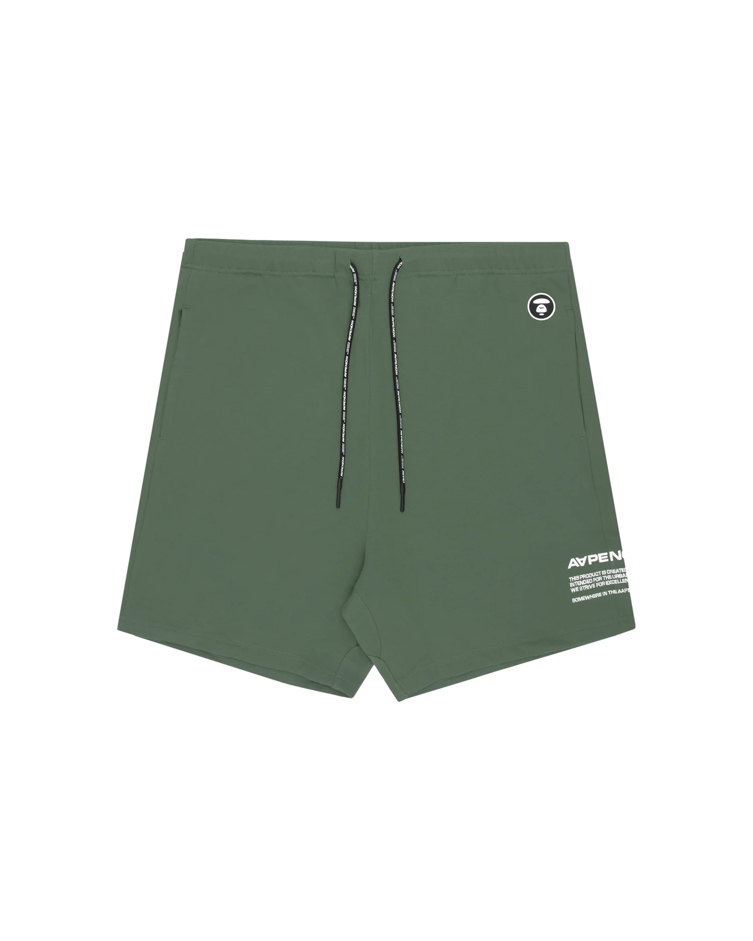 Moonface drawstring sweatshorts. - Image 11