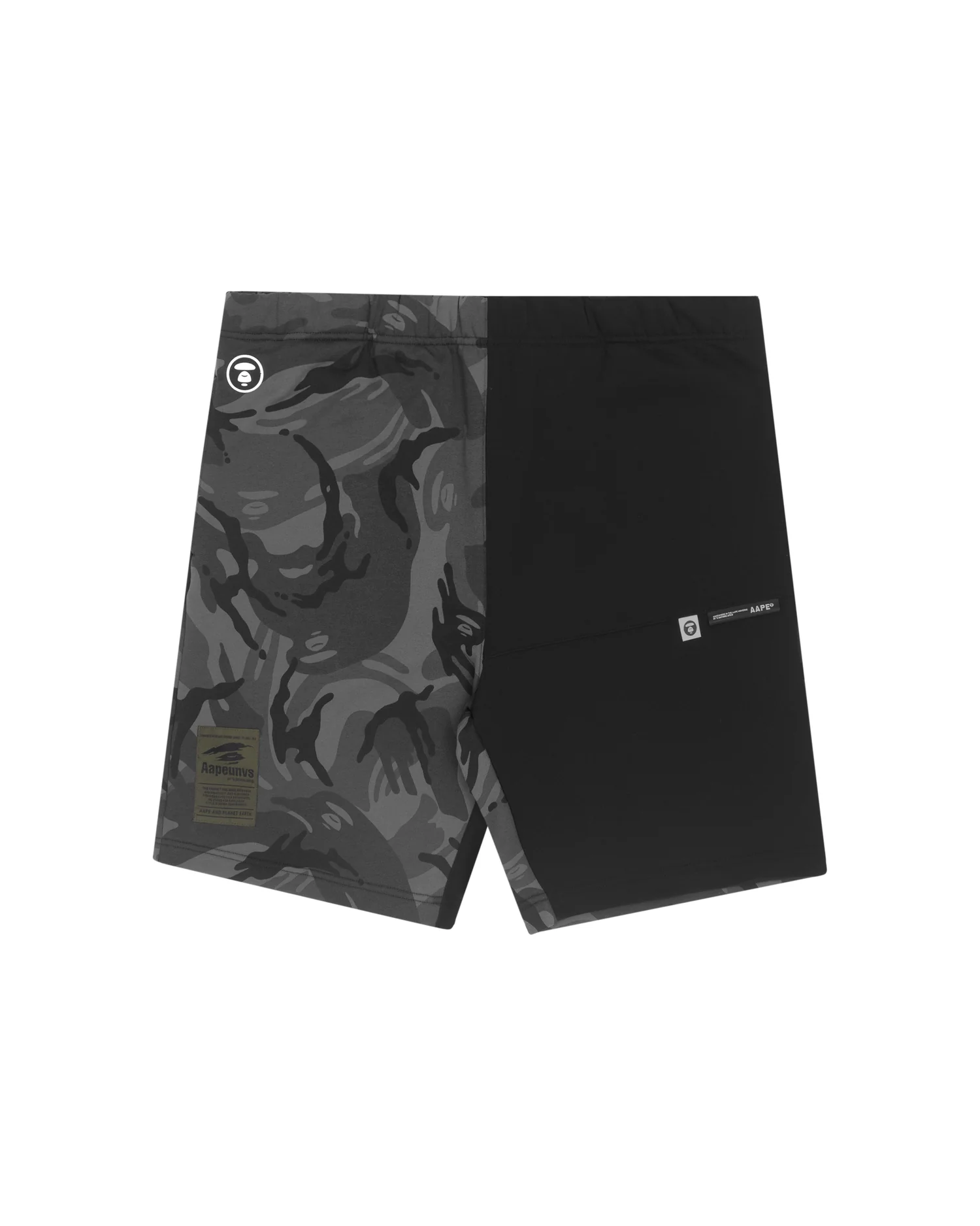 Aape camo woven shorts