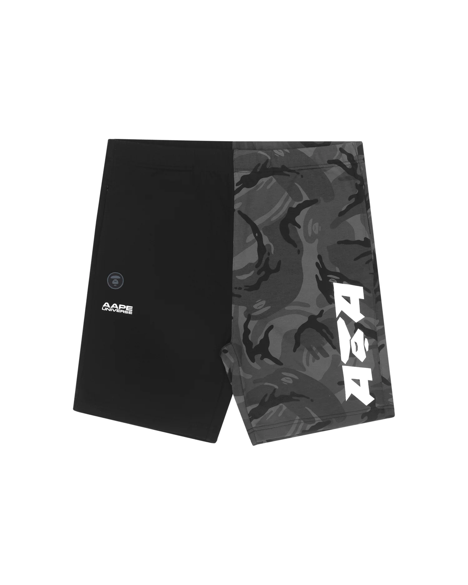 Moonface colour blocked sweatshorts