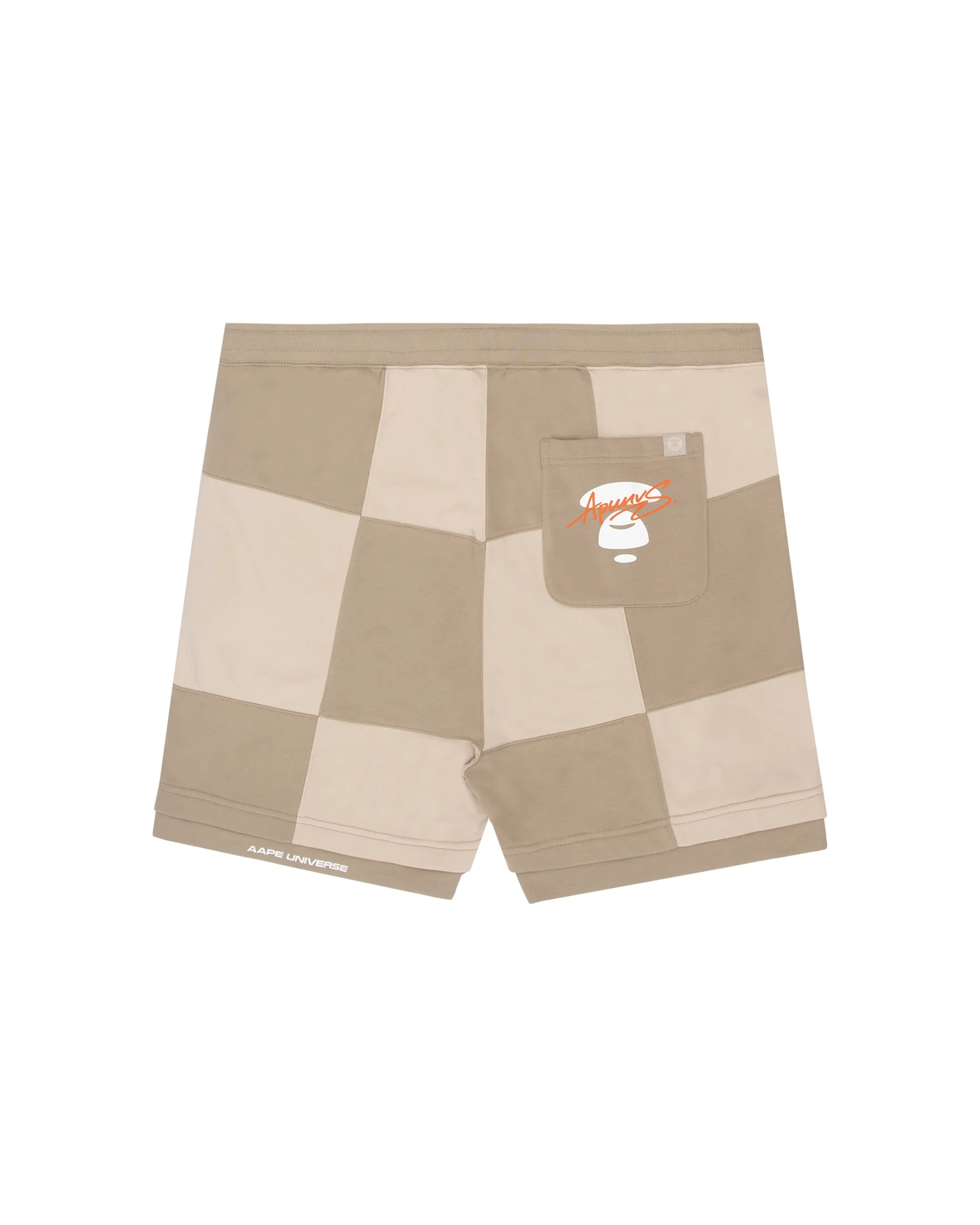 Moonface check sweat shorts - Image 2