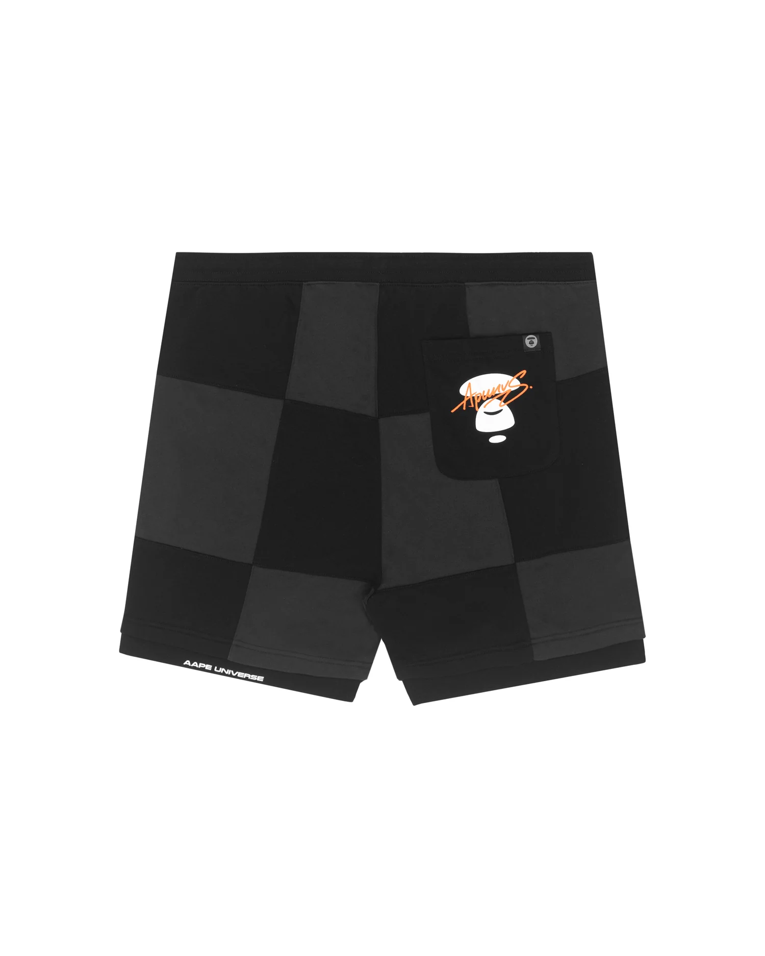 Moonface check sweat shorts - Image 7