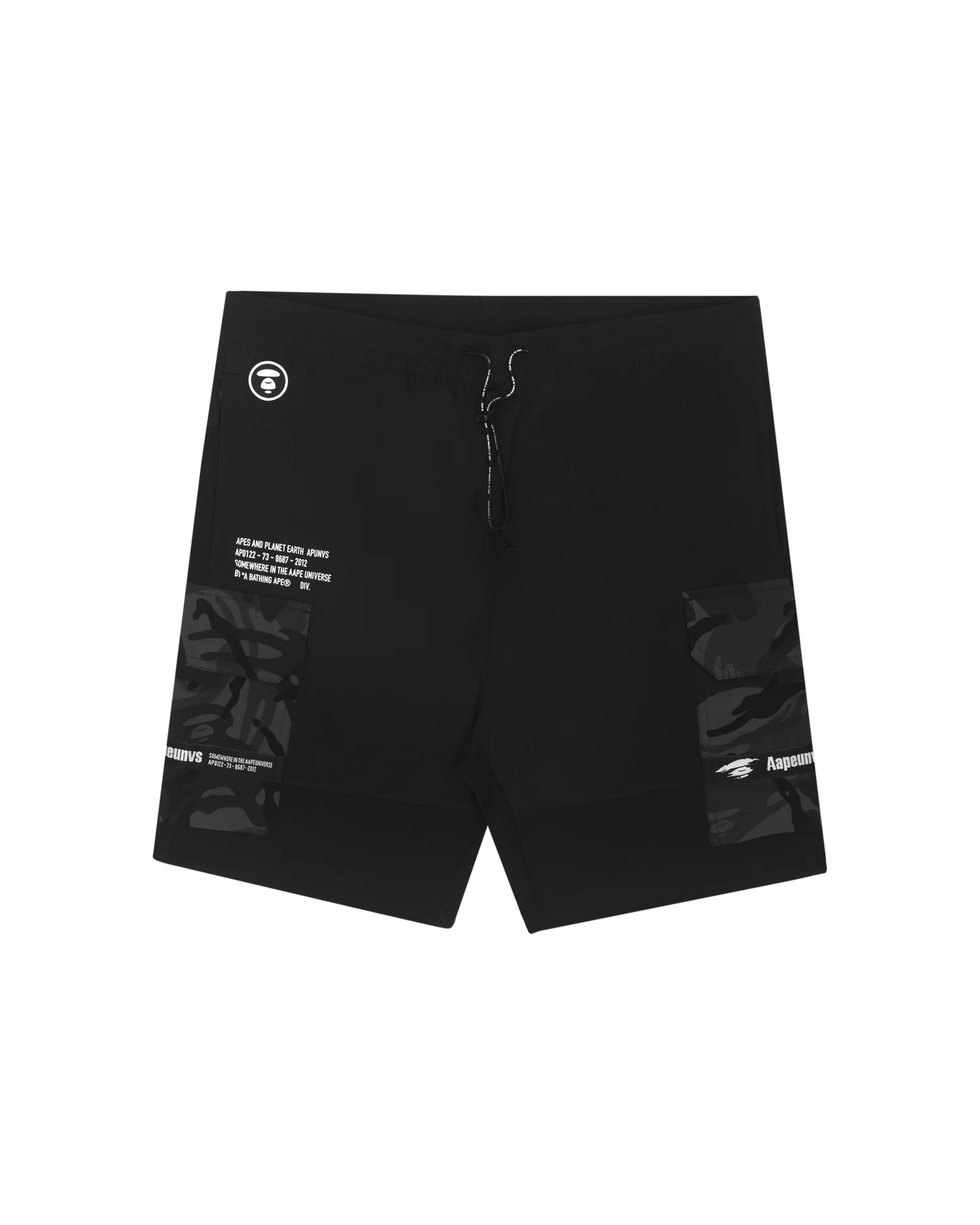 Moonface printed sweat shorts