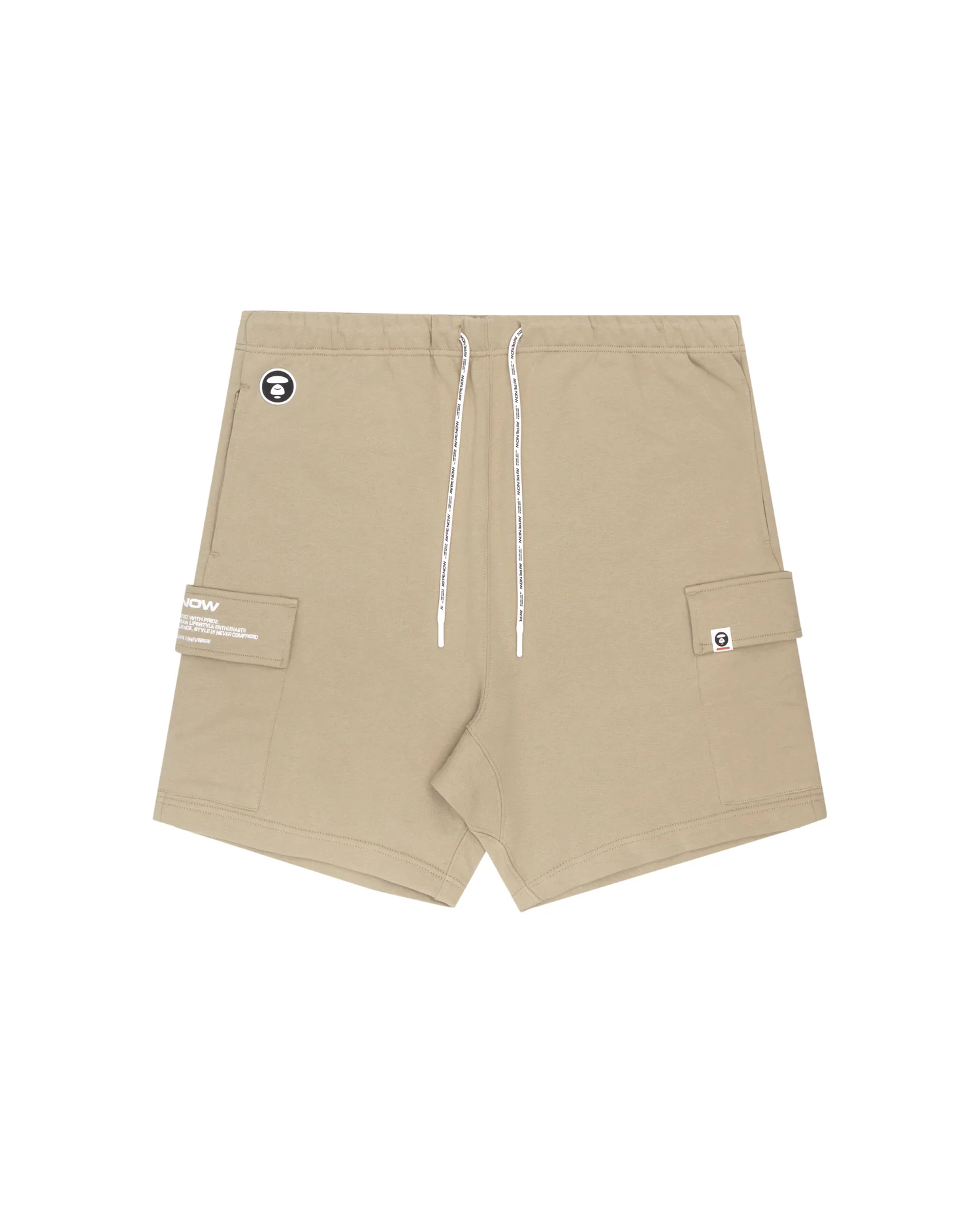Moonface drawstring sweat shorts
