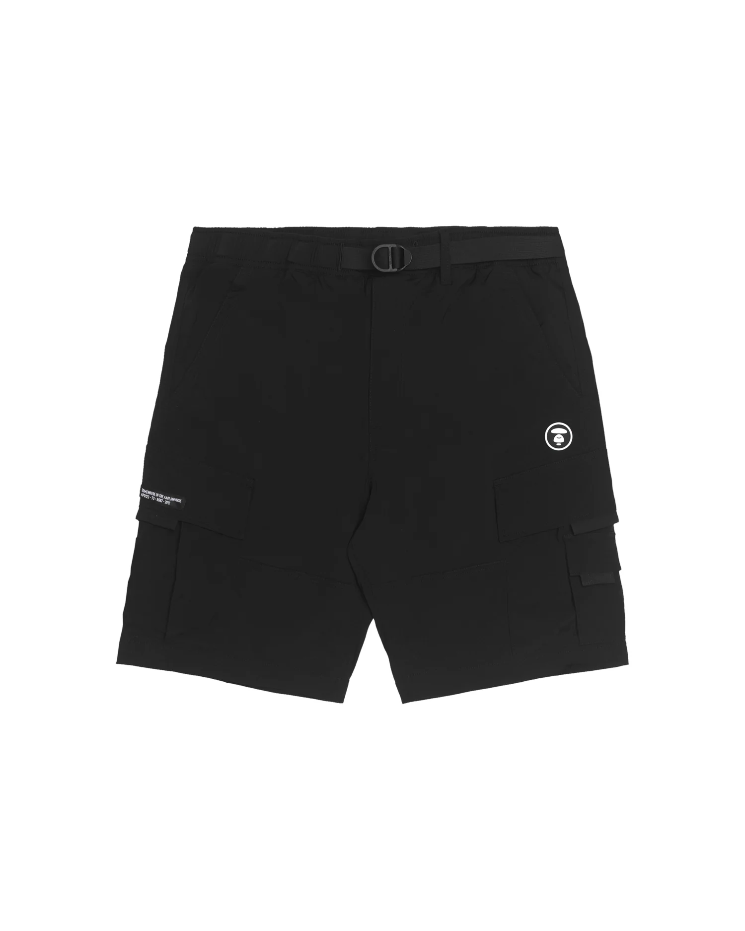 Moonface belted cargo shorts