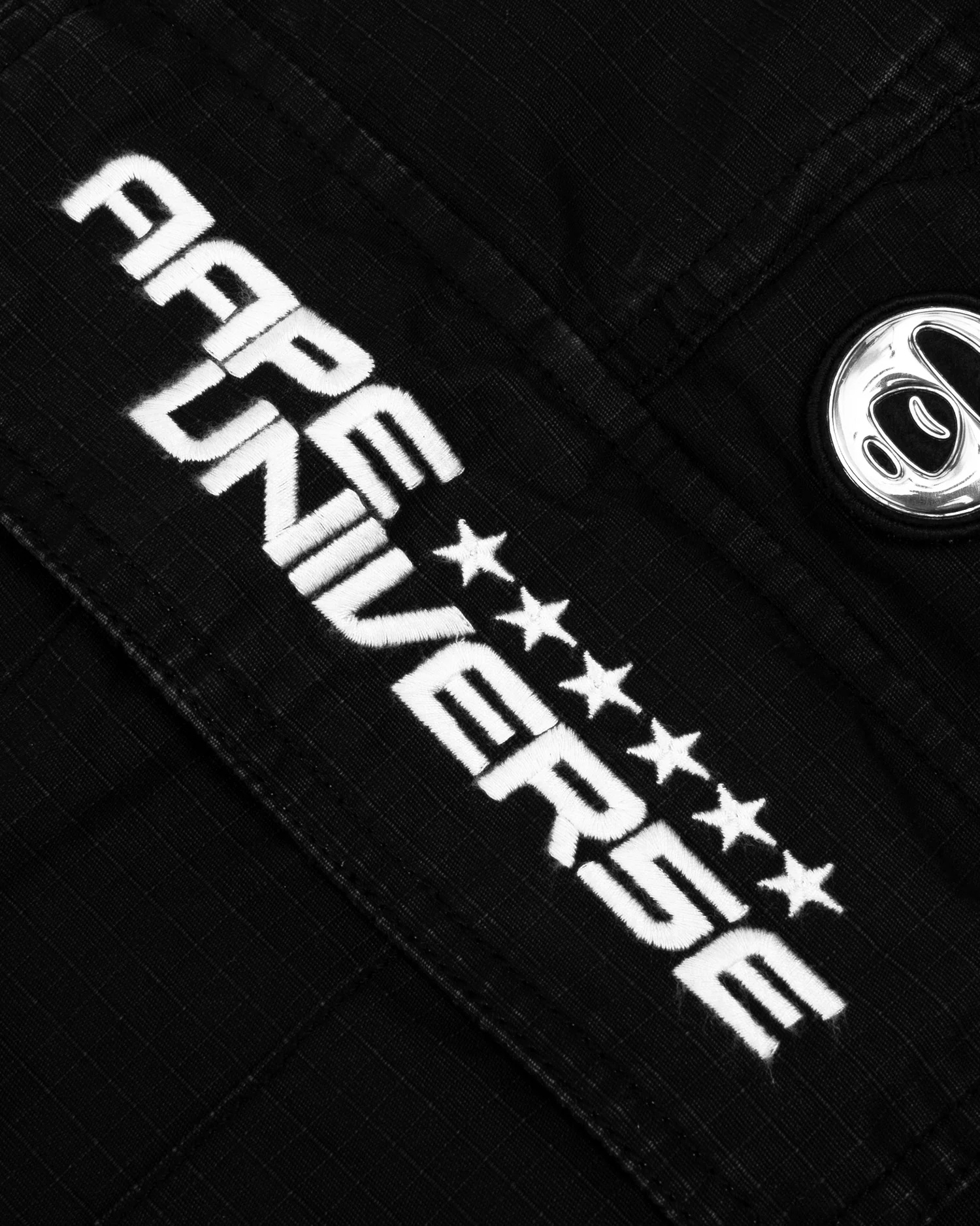 Moonface patch cargo shorts - Image 4