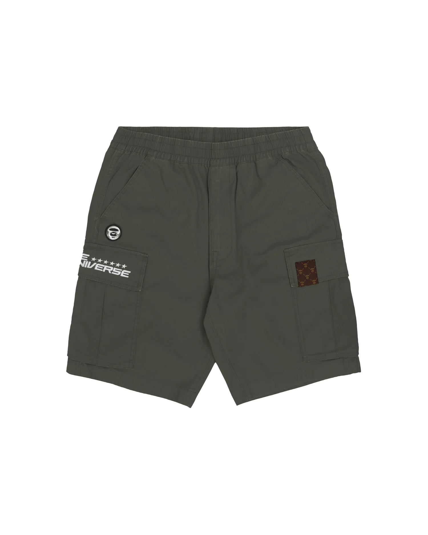 Moonface patch cargo shorts - Image 6