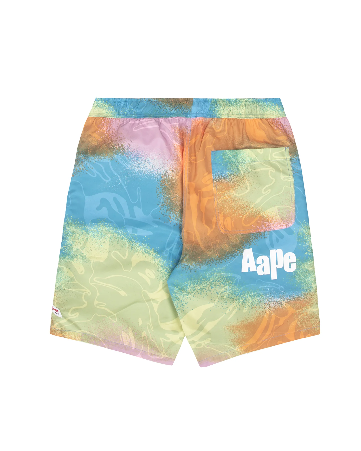 Moonface embroidered reversible camo shorts - Image 4
