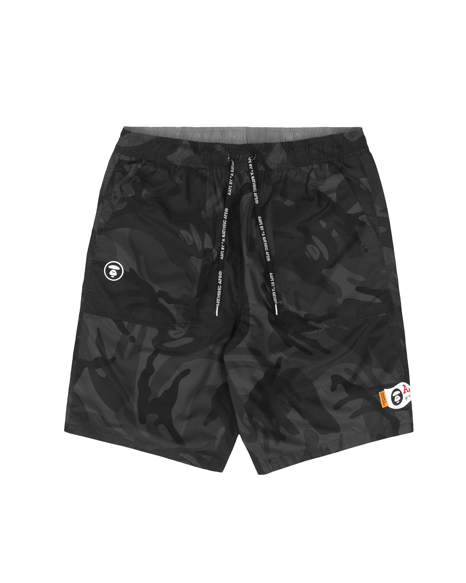 Moonface embroidered reversible camo shorts - Image 10