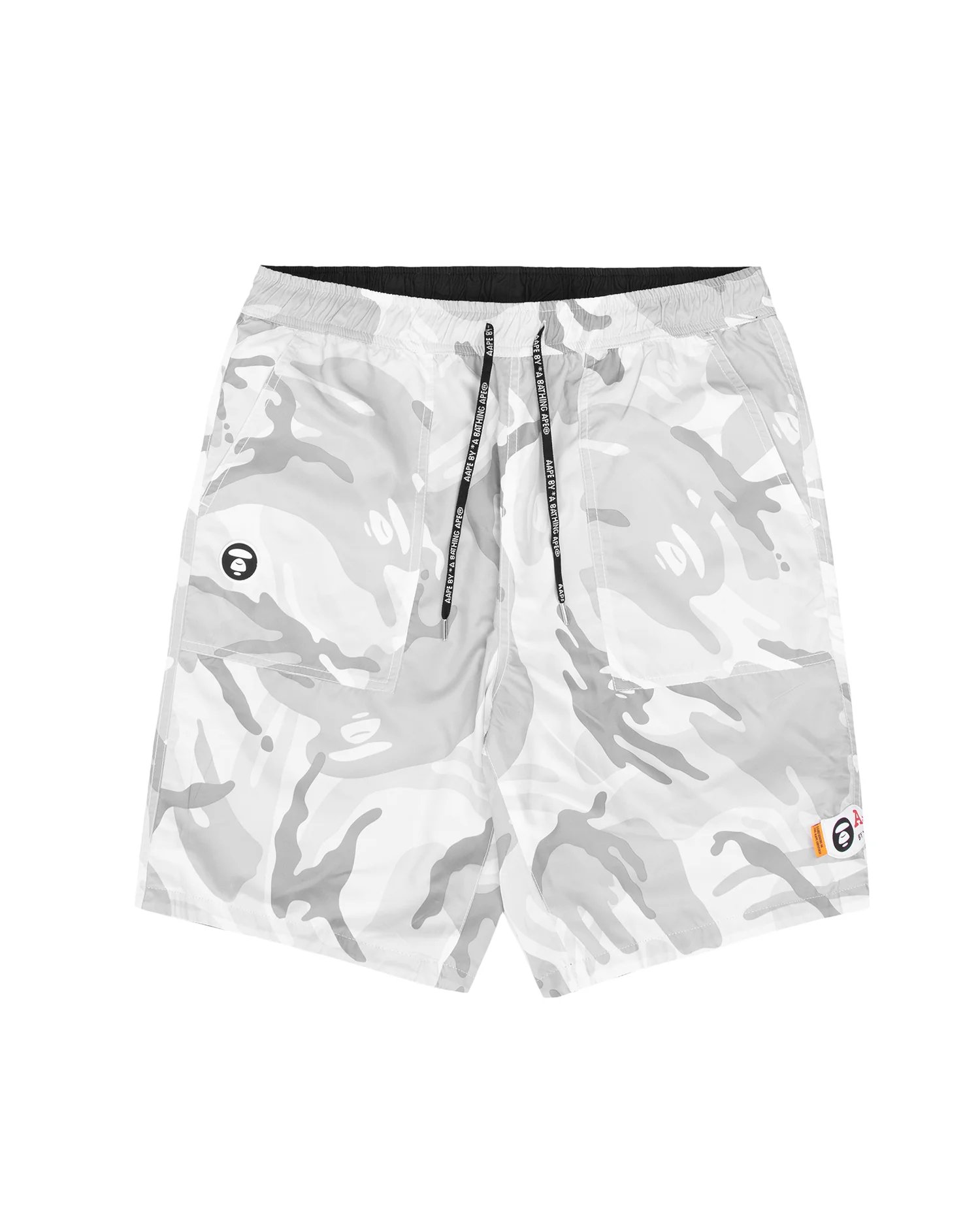 Moonface embroidered reversible camo shorts - Image 3
