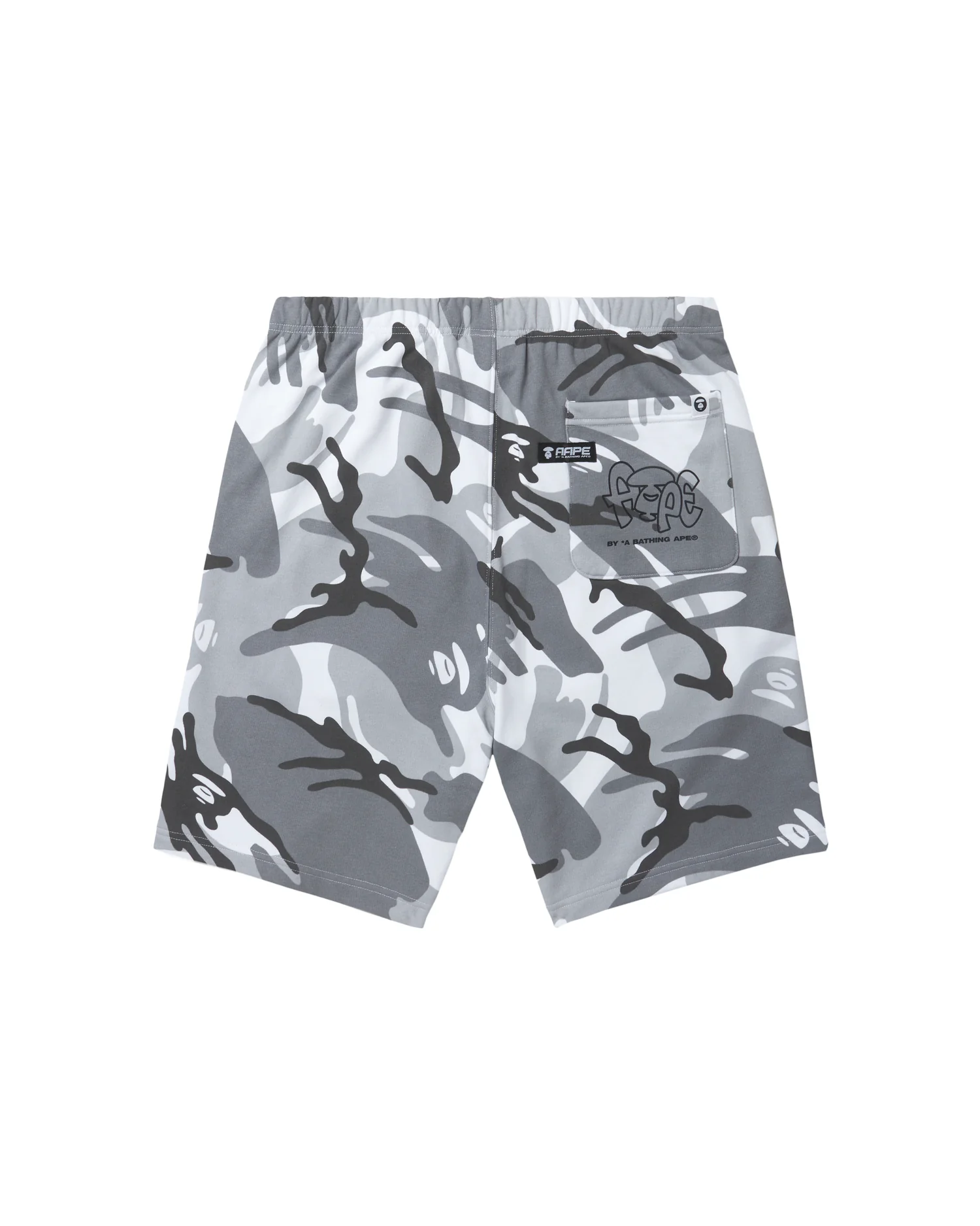 Moonface camo sweat shorts - Image 7