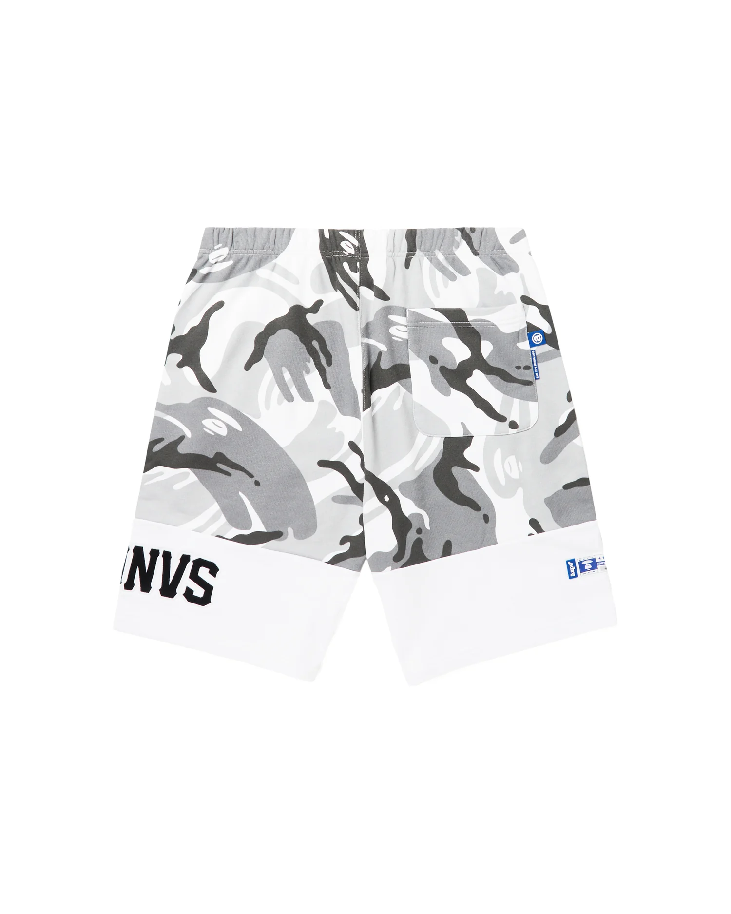 Moonface camo panelled sweat shorts - Image 2