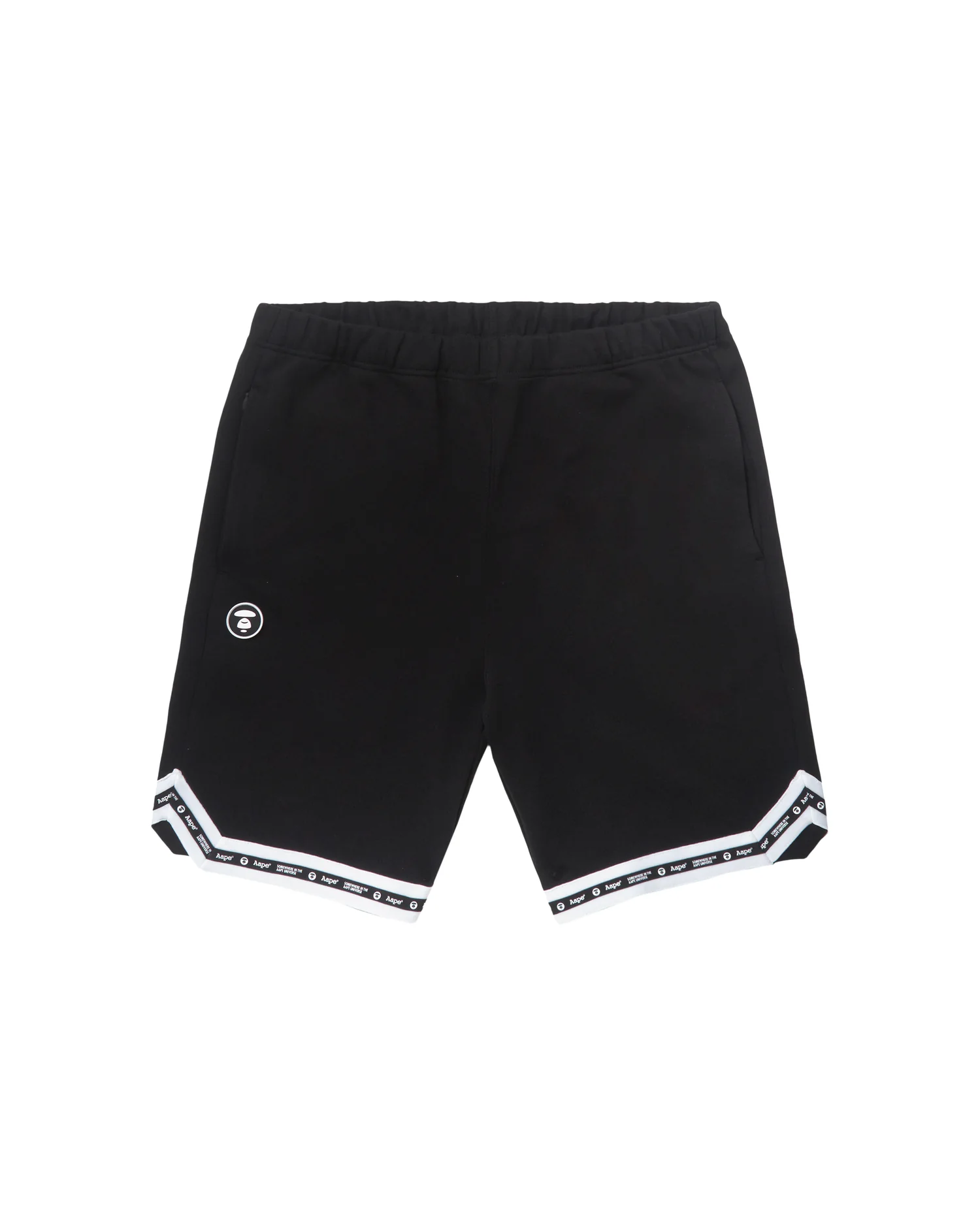 Moonface logo hem sweat shorts