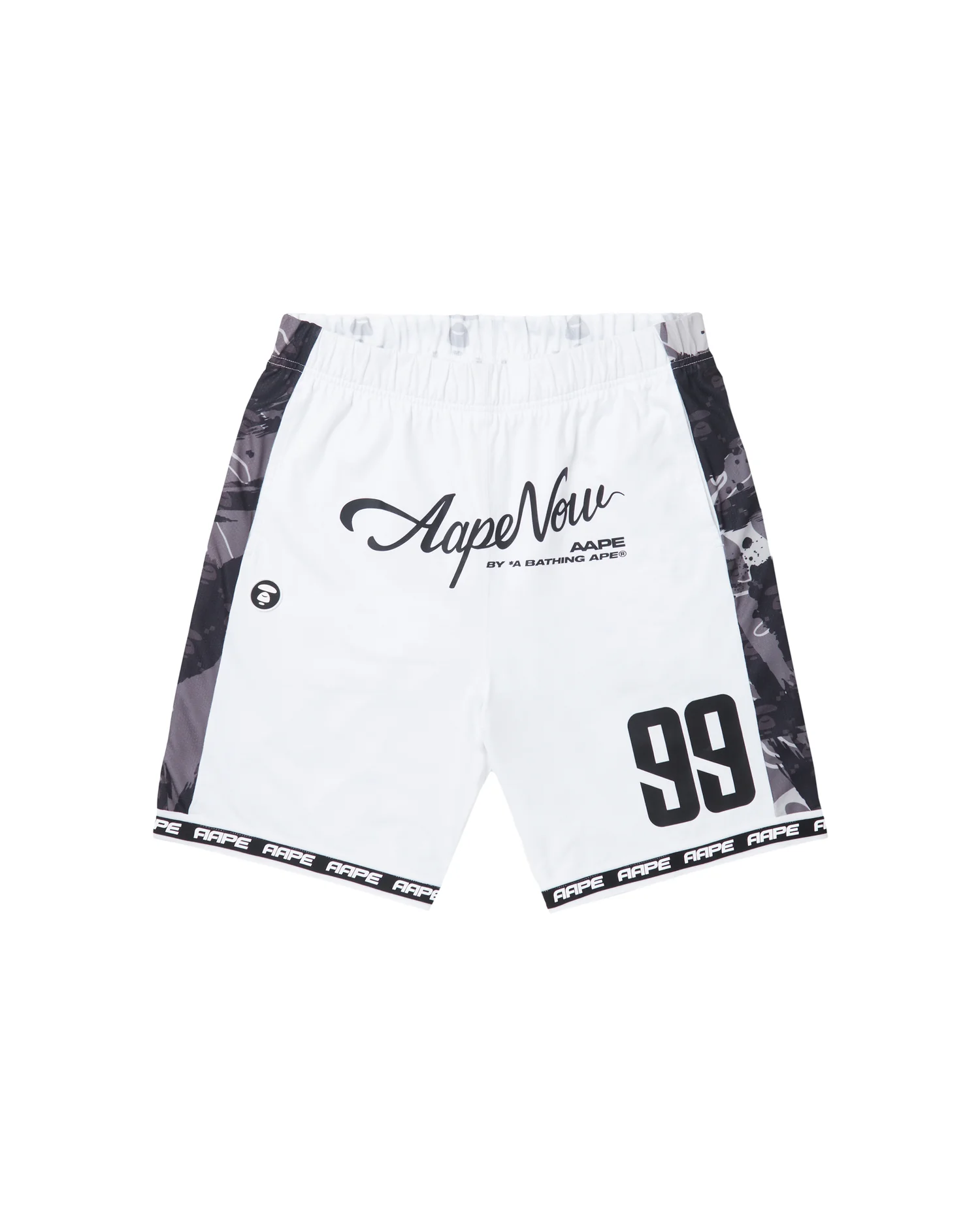 Moonface graphic reversible basketball shorts - Image 15
