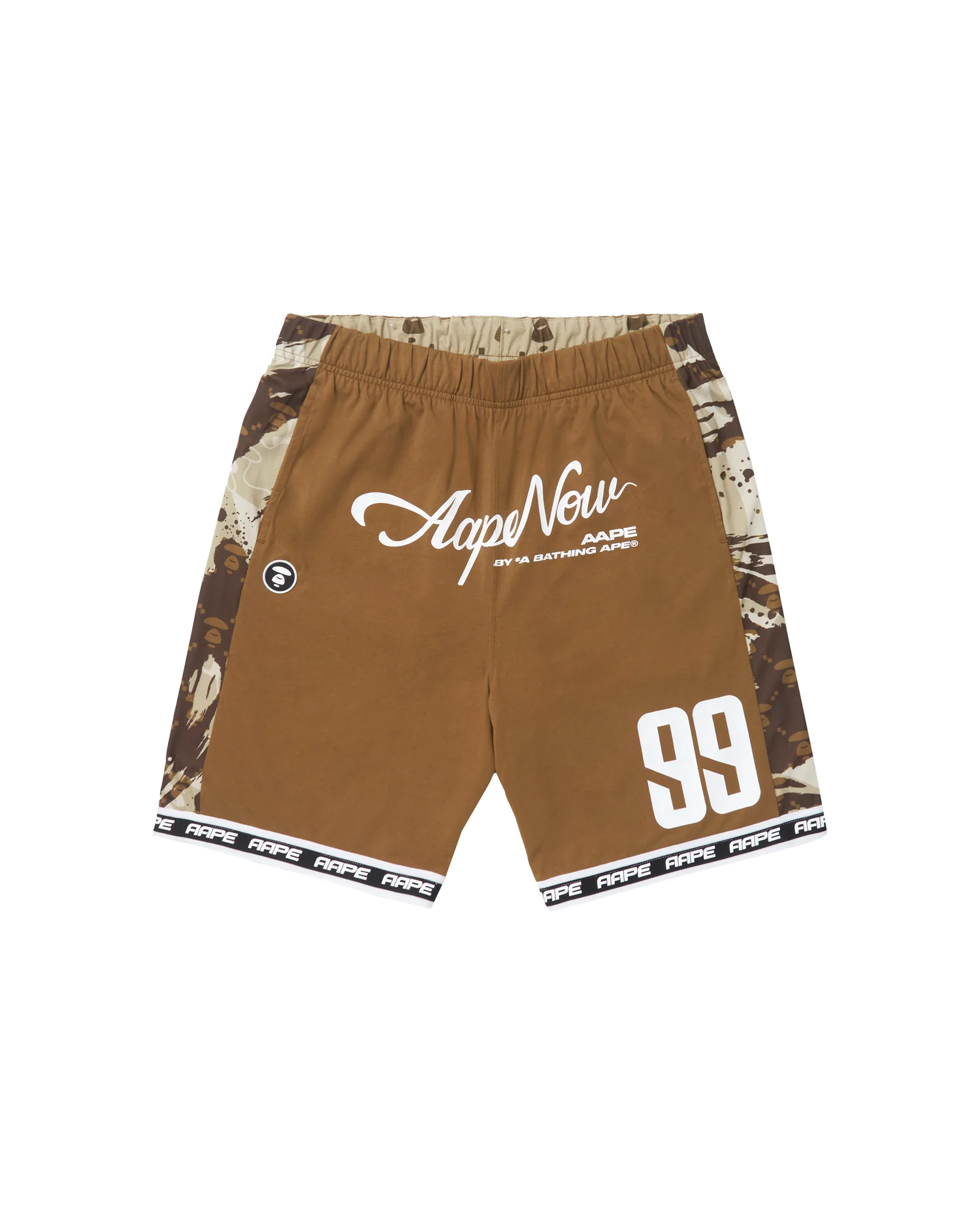 Moonface graphic reversible basketball shorts - Image 8