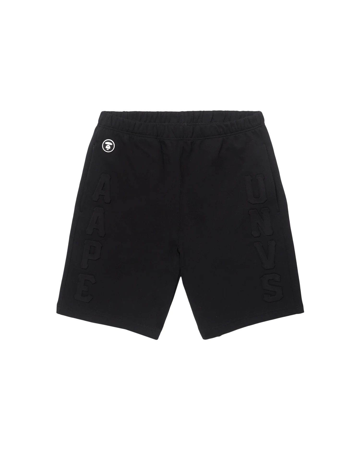 Moonface logo embossed sweat shorts - Image 6