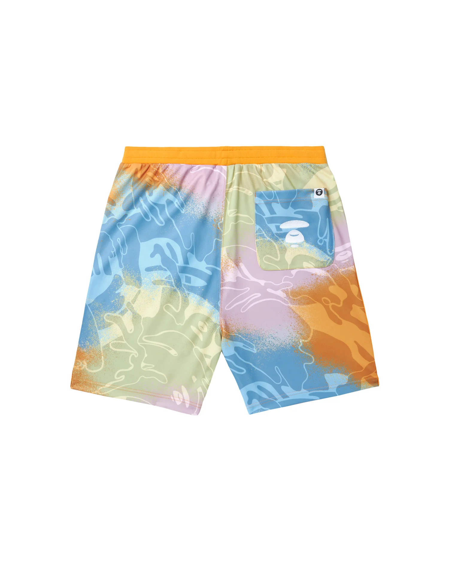 Moonface embroidered camo sweat shorts - Image 2