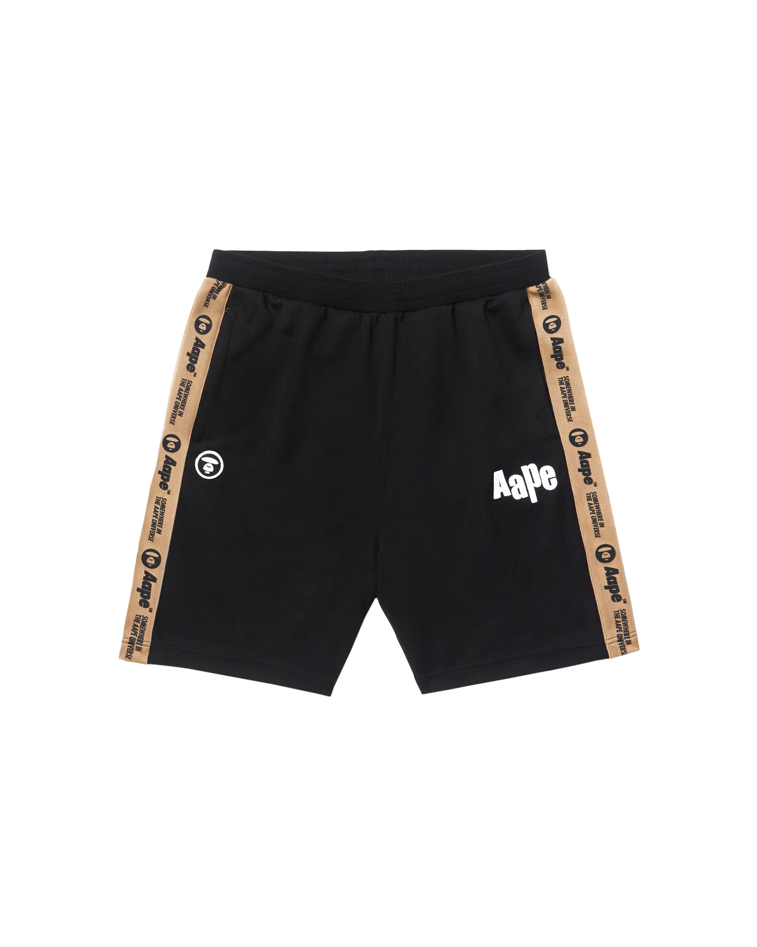 Moonface embroidered sweat shorts