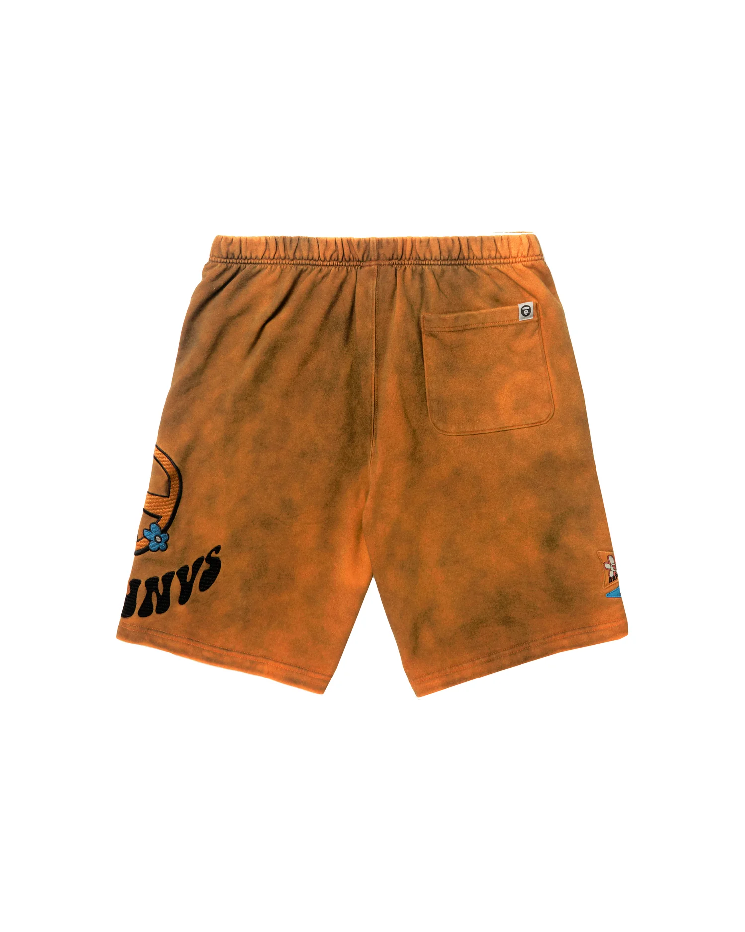 Moonface graphic embroidered sweat shorts - Image 2