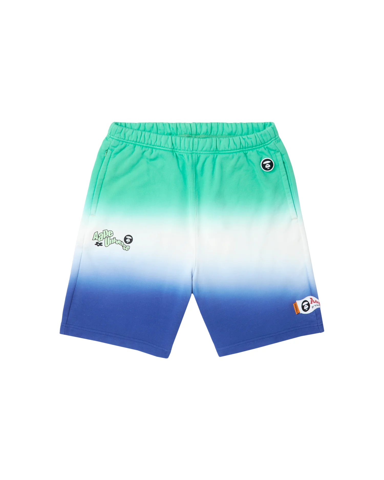 Moonface graphic gradient shorts
