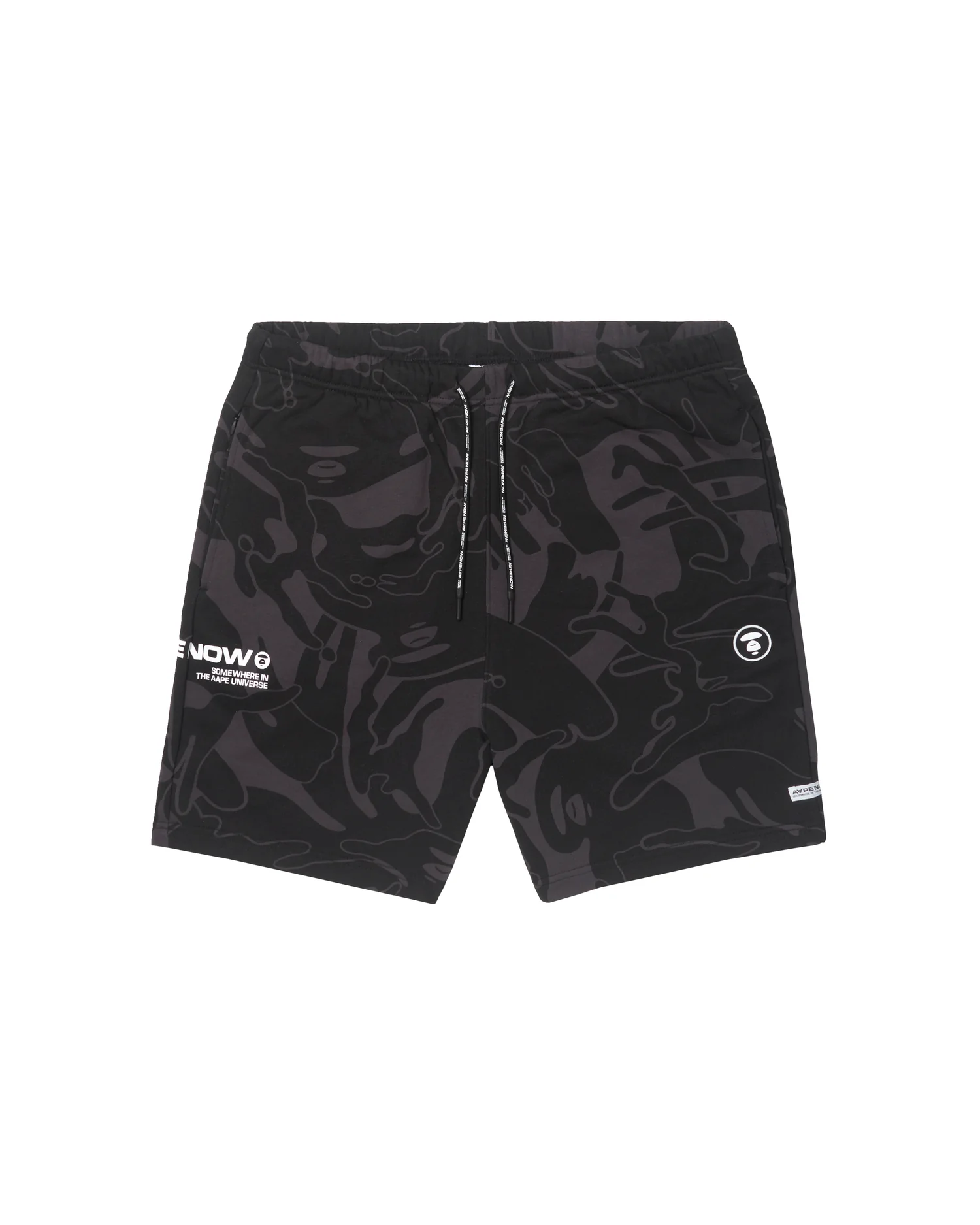 Moonface camo sweat shorts