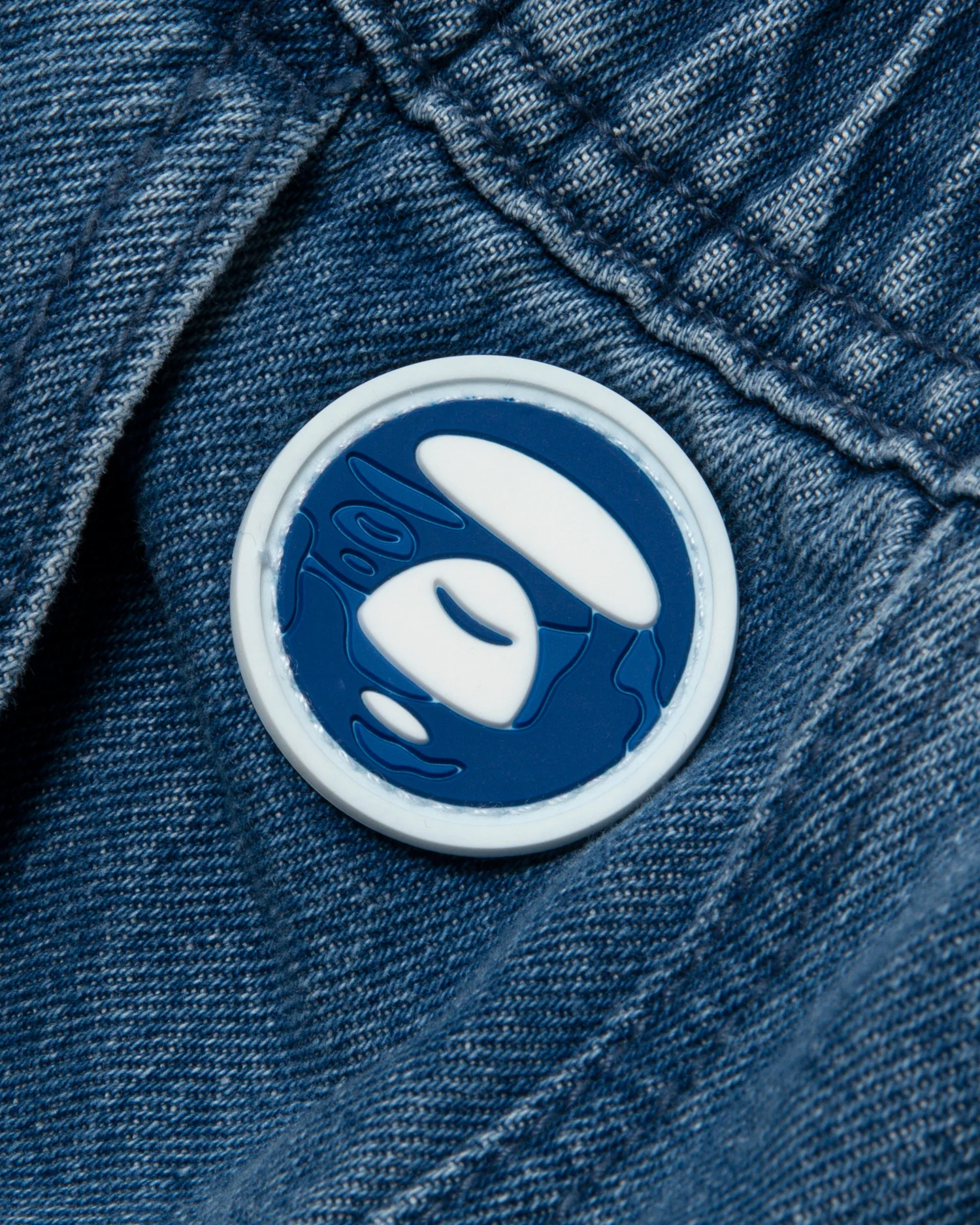 Moonface denim shorts - Image 5