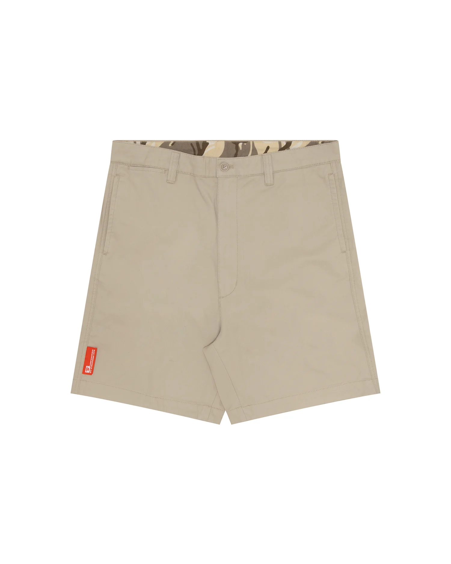 Moonface embroidered shorts