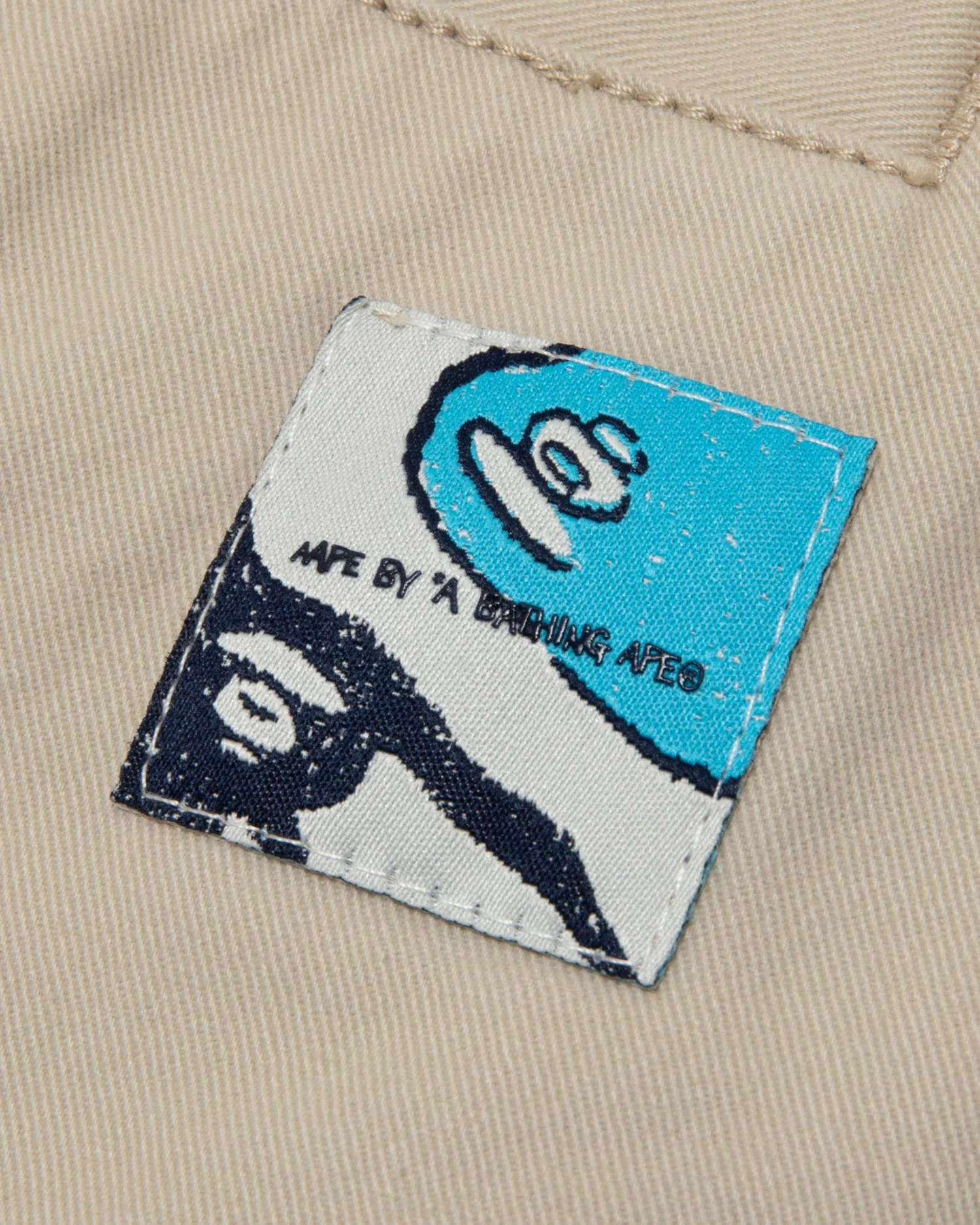 Moonface embroidered shorts - Image 5